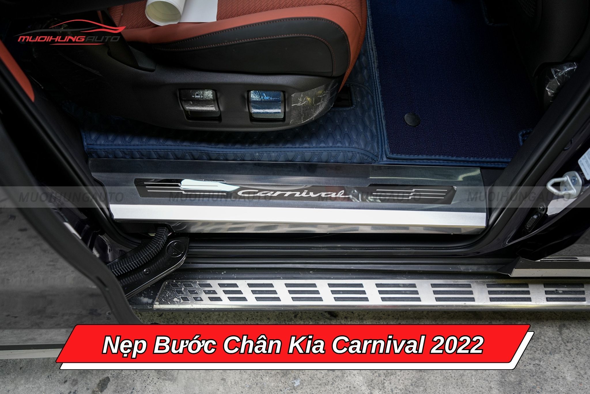 Nẹp bậc lên xuống Kia Carnival 2022
