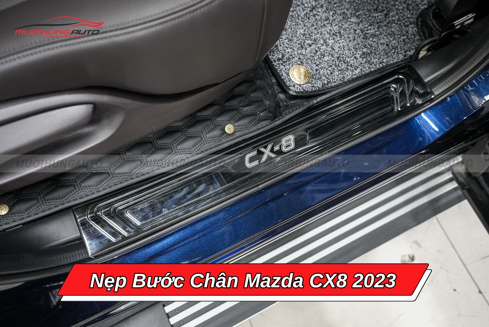 Nẹp bậc lên xuống Mazda CX8 2023