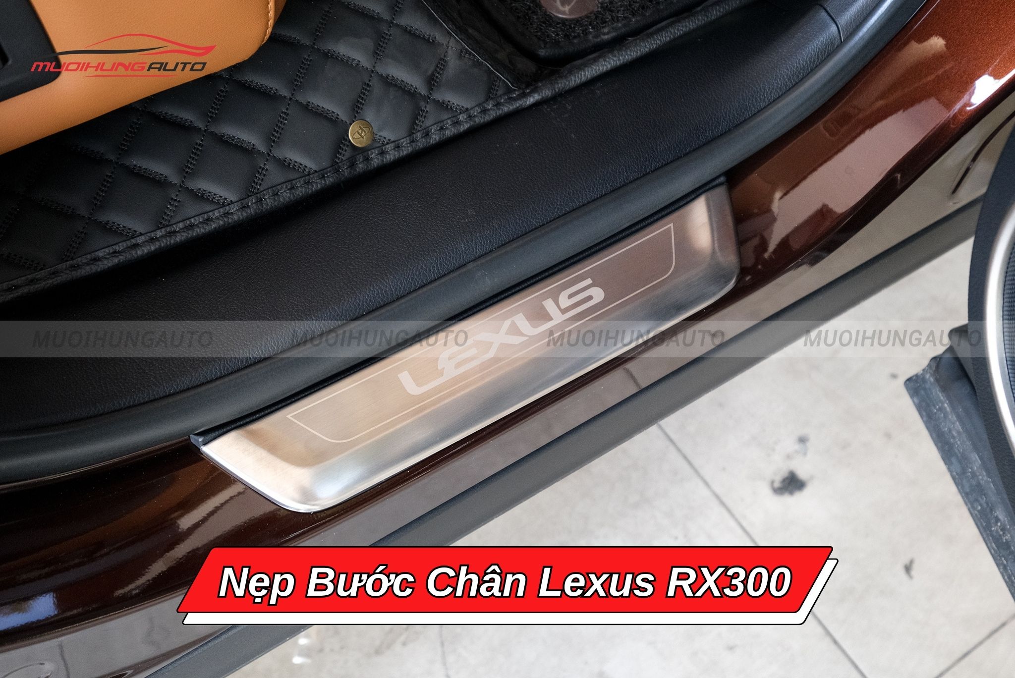 Nẹp bậc lên xuống ô tô Lexus RX300