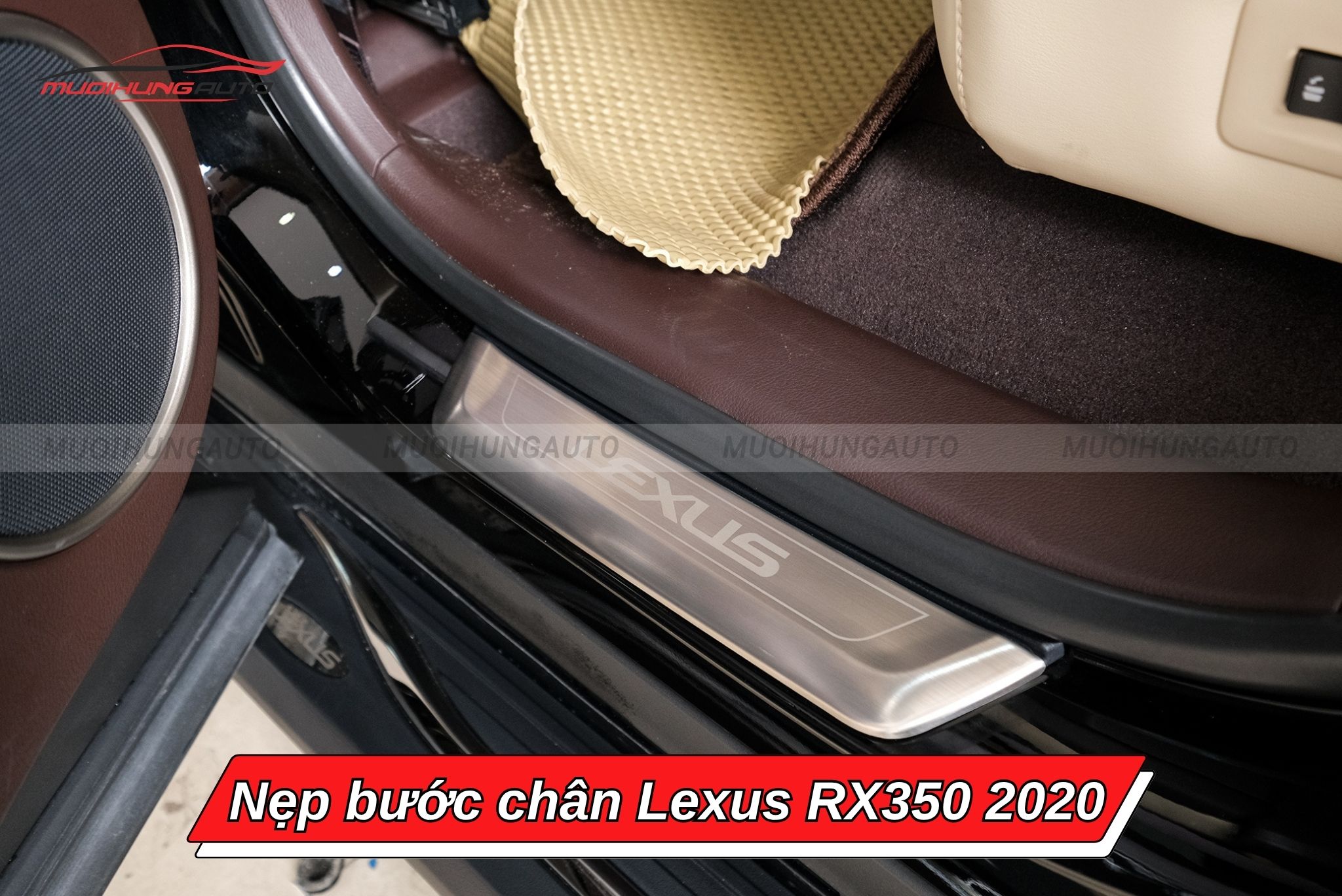 Nẹp bậc lên xuống ô tô Lexus RX350 2020