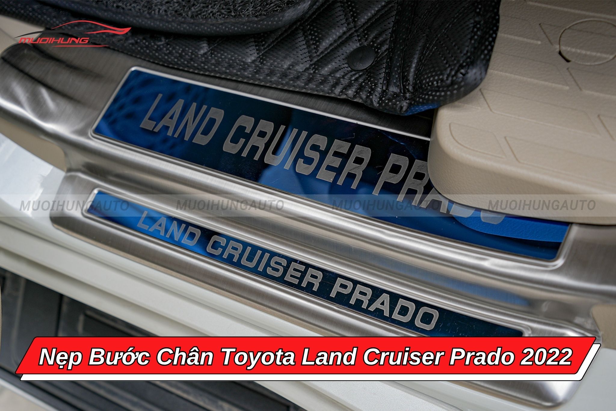 Nẹp bậc lên xuống ô tô Toyota Land Cruiser Prado 2022