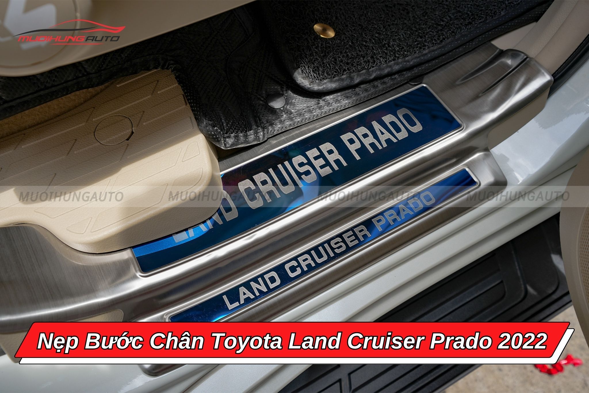 Nẹp bậc lên xuống Toyota Land Cruiser Prado 2022