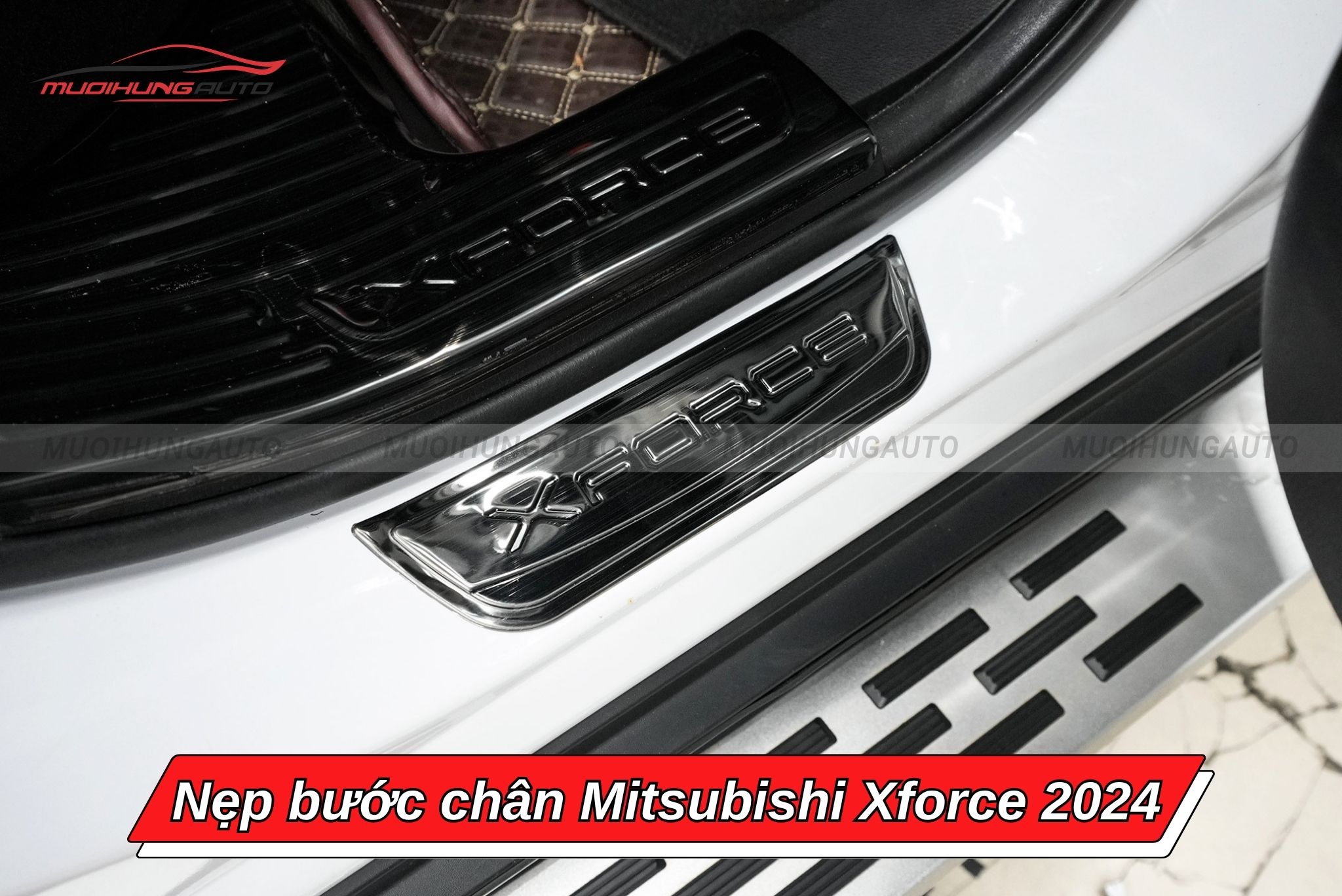 Nẹp bậc lên xuống xe ô tô Mitsubishi Xforce 2024