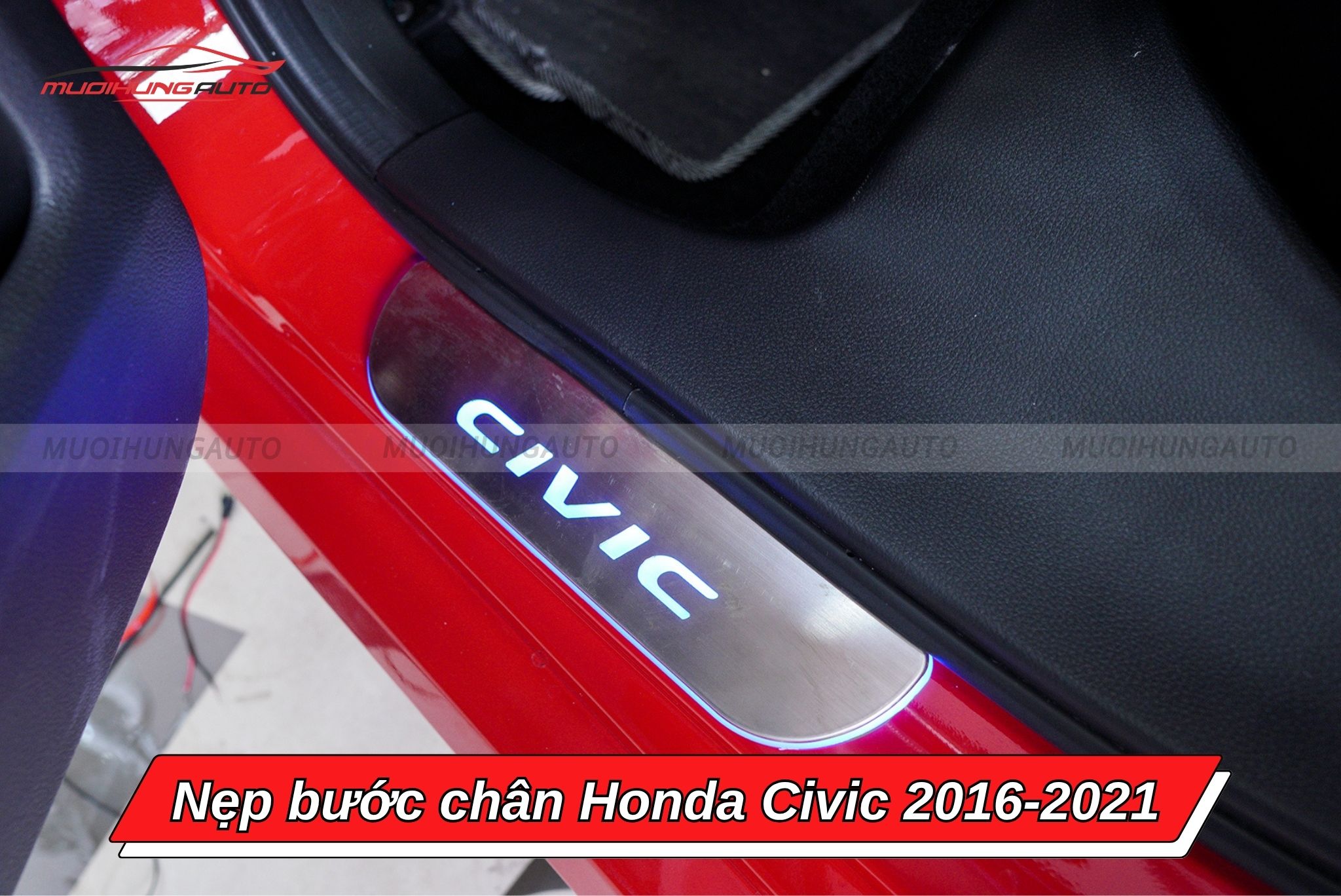 Nẹp bước chân cho Honda Civic 2016-2021