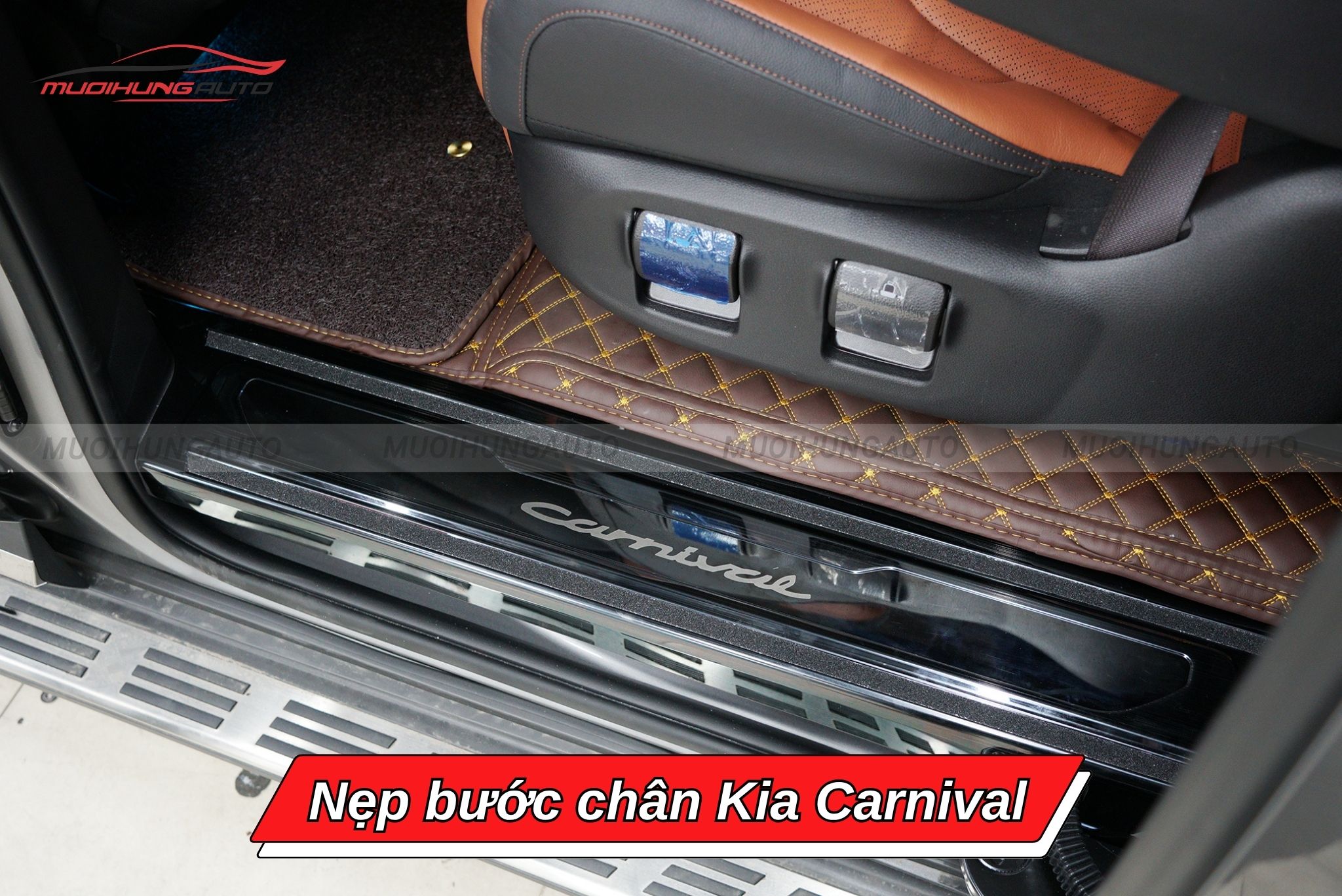 Nẹp bước chân cho ô tô Kia Carnival