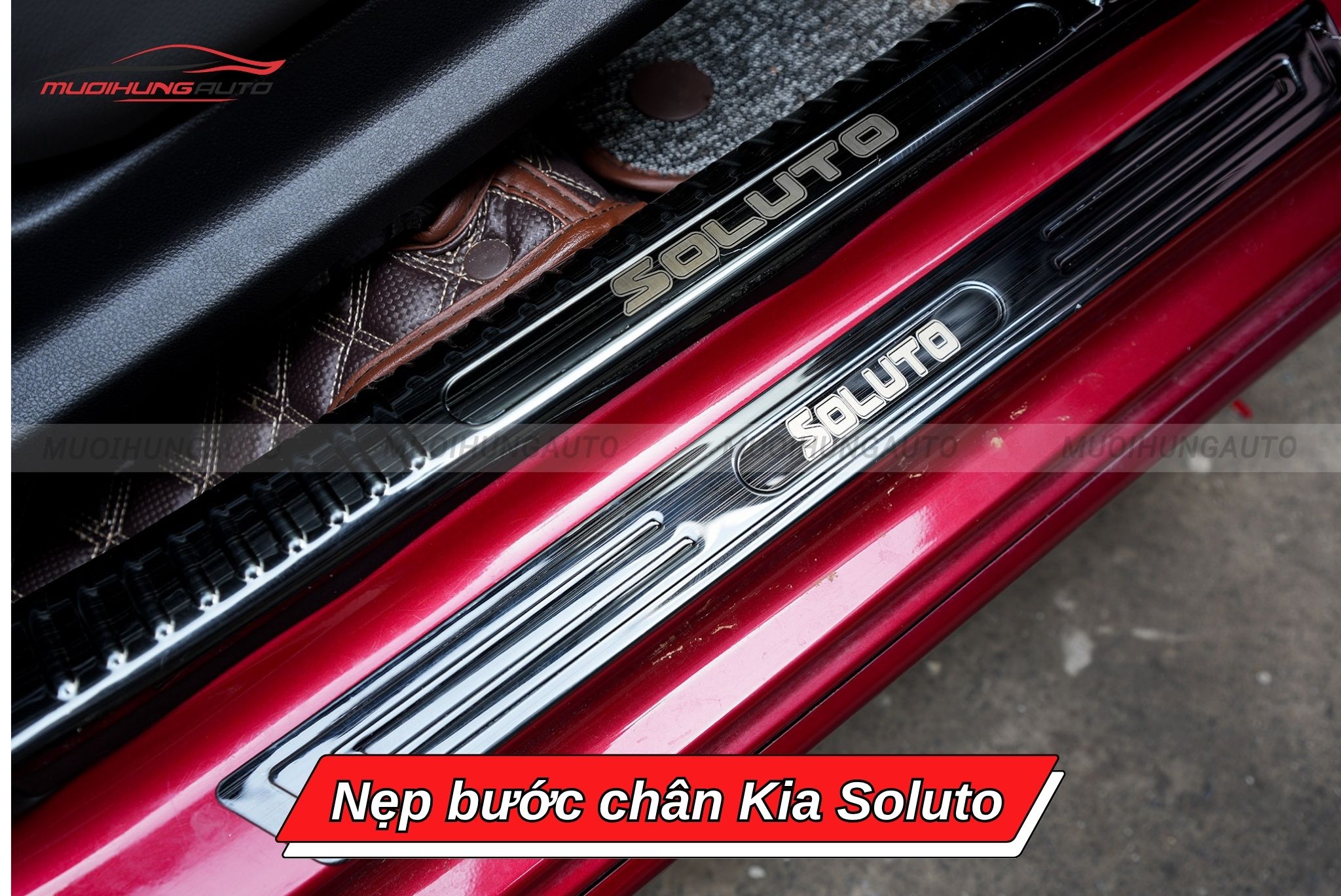 Nẹp bước chân cho xe Kia Soluto