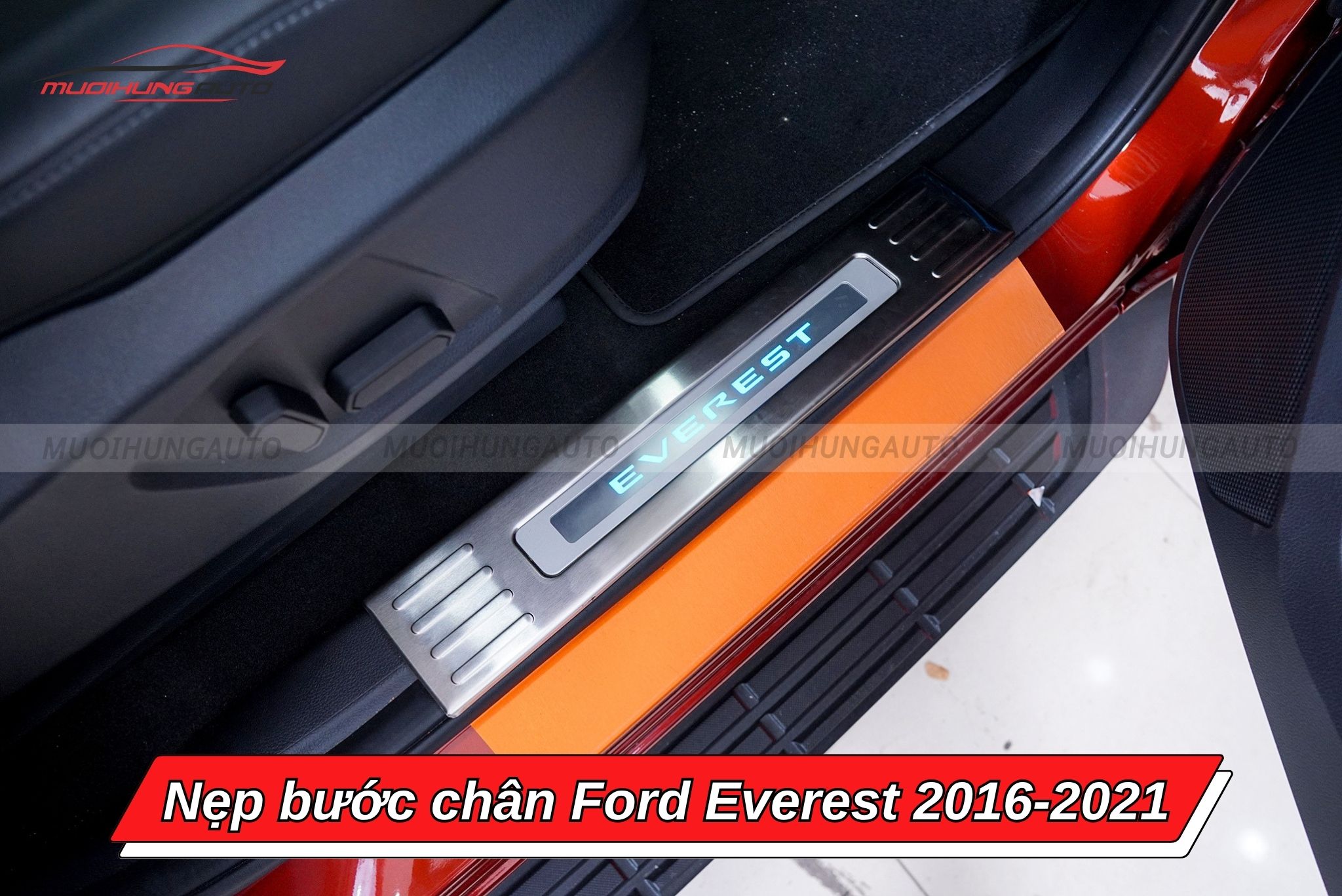 Nẹp bước chân ô tô Ford Everest 2016-2021