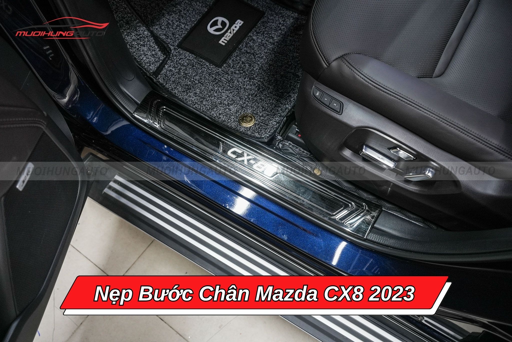 Nẹp bước chân ô tô Mazda CX8 2023