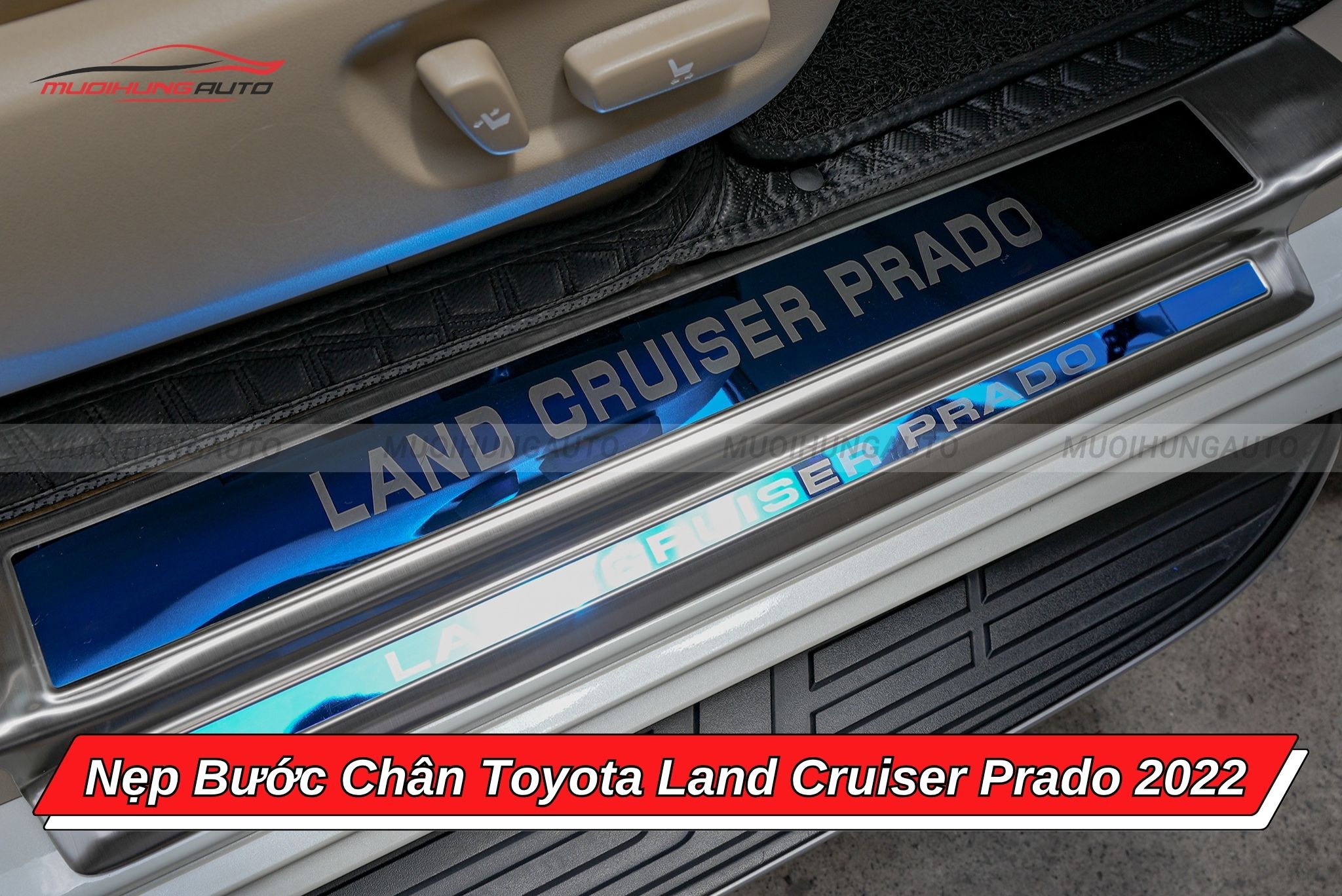 Nẹp bước chân ô tô Toyota Land Cruiser Prado 2022