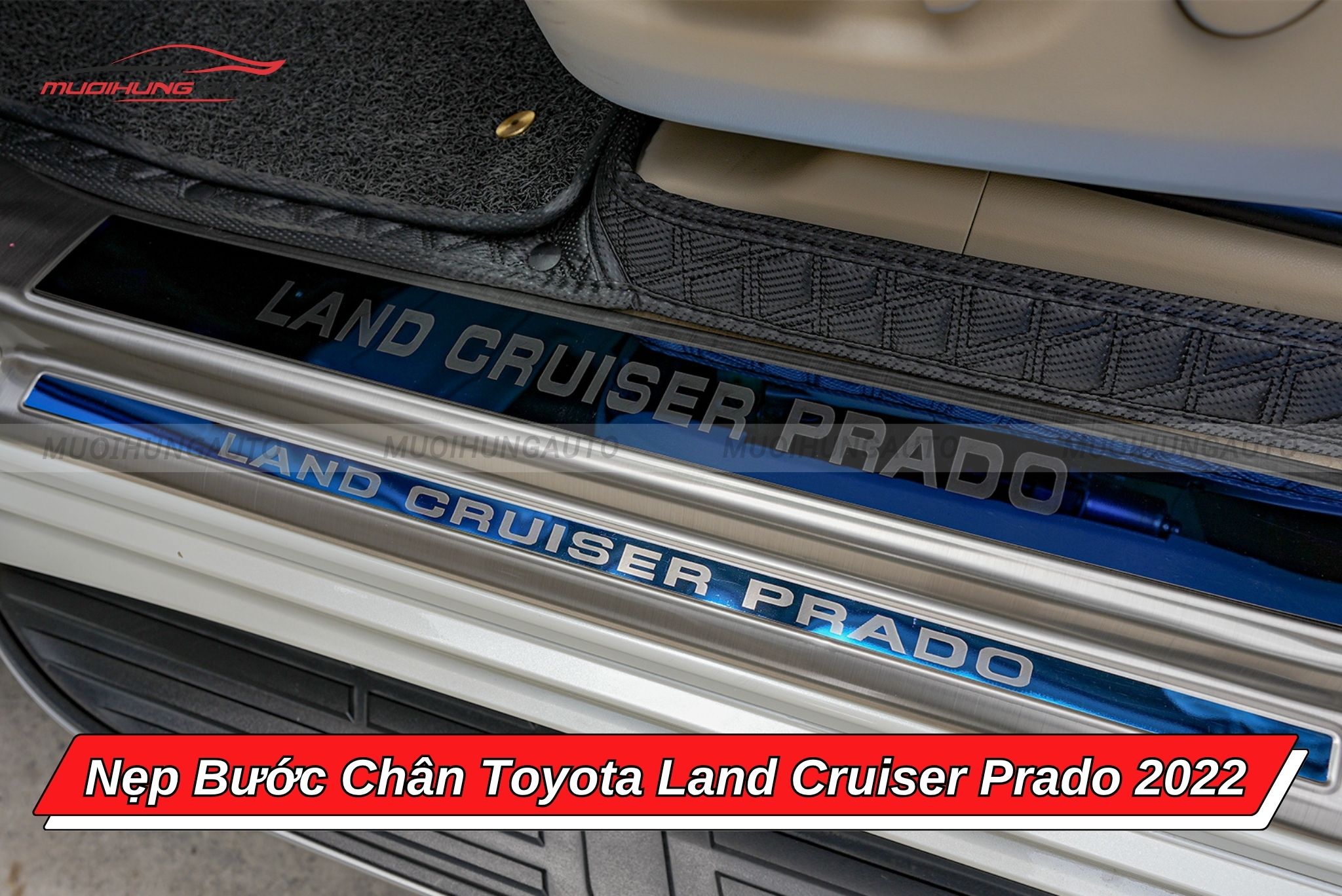 Nẹp bước chân Toyota Land Cruiser Prado 2022