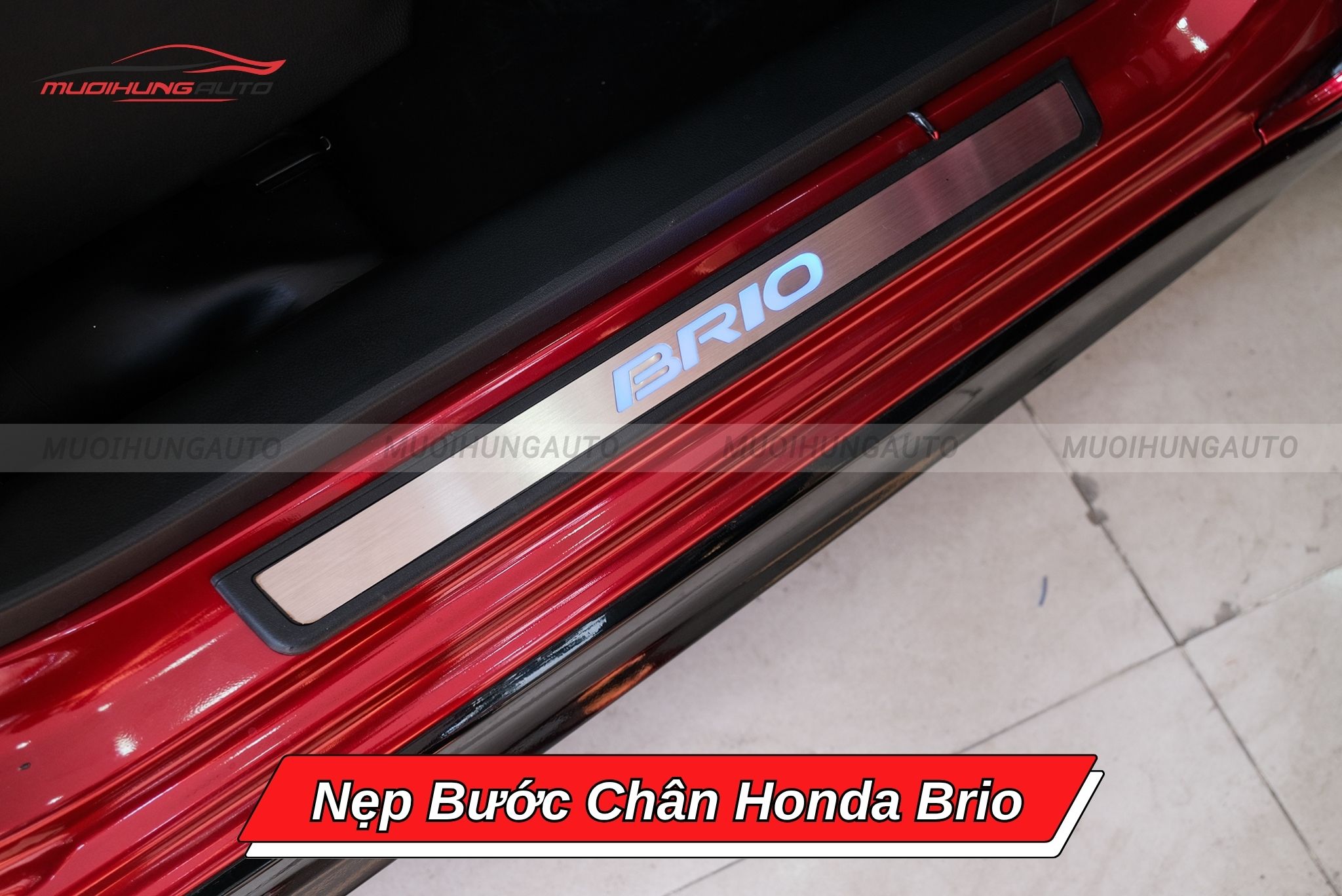 Nẹp bước chân xe Honda Brio