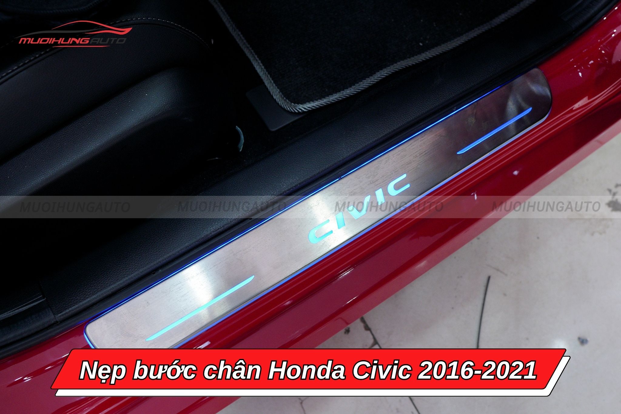 Nẹp bước chân xe Honda Civic 2016-2021