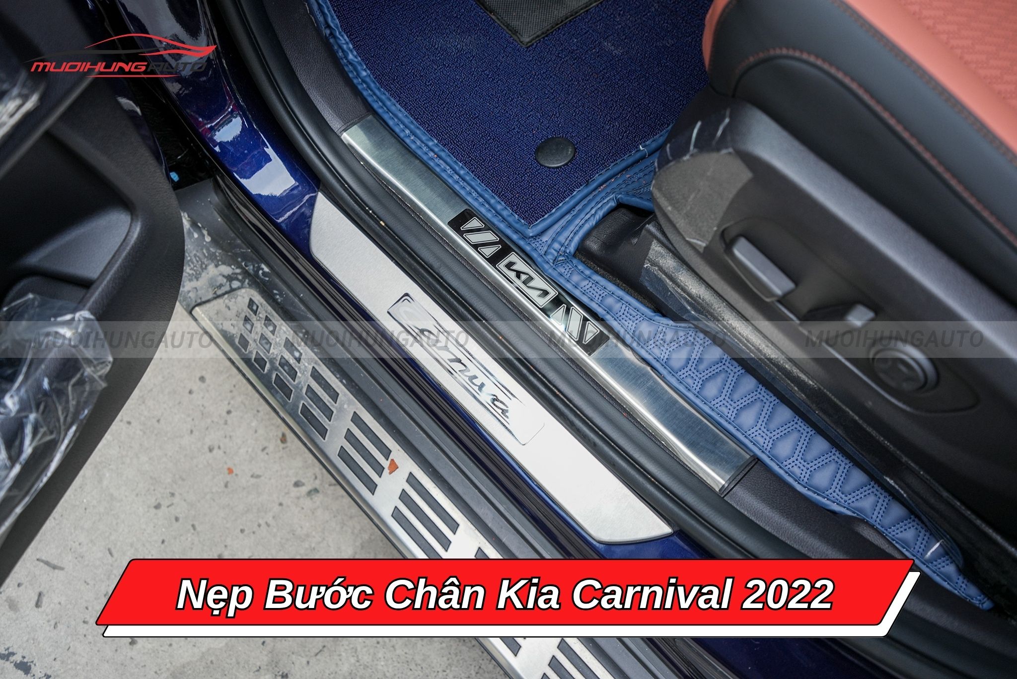 Nẹp bước chân xe Kia Carnival 2022