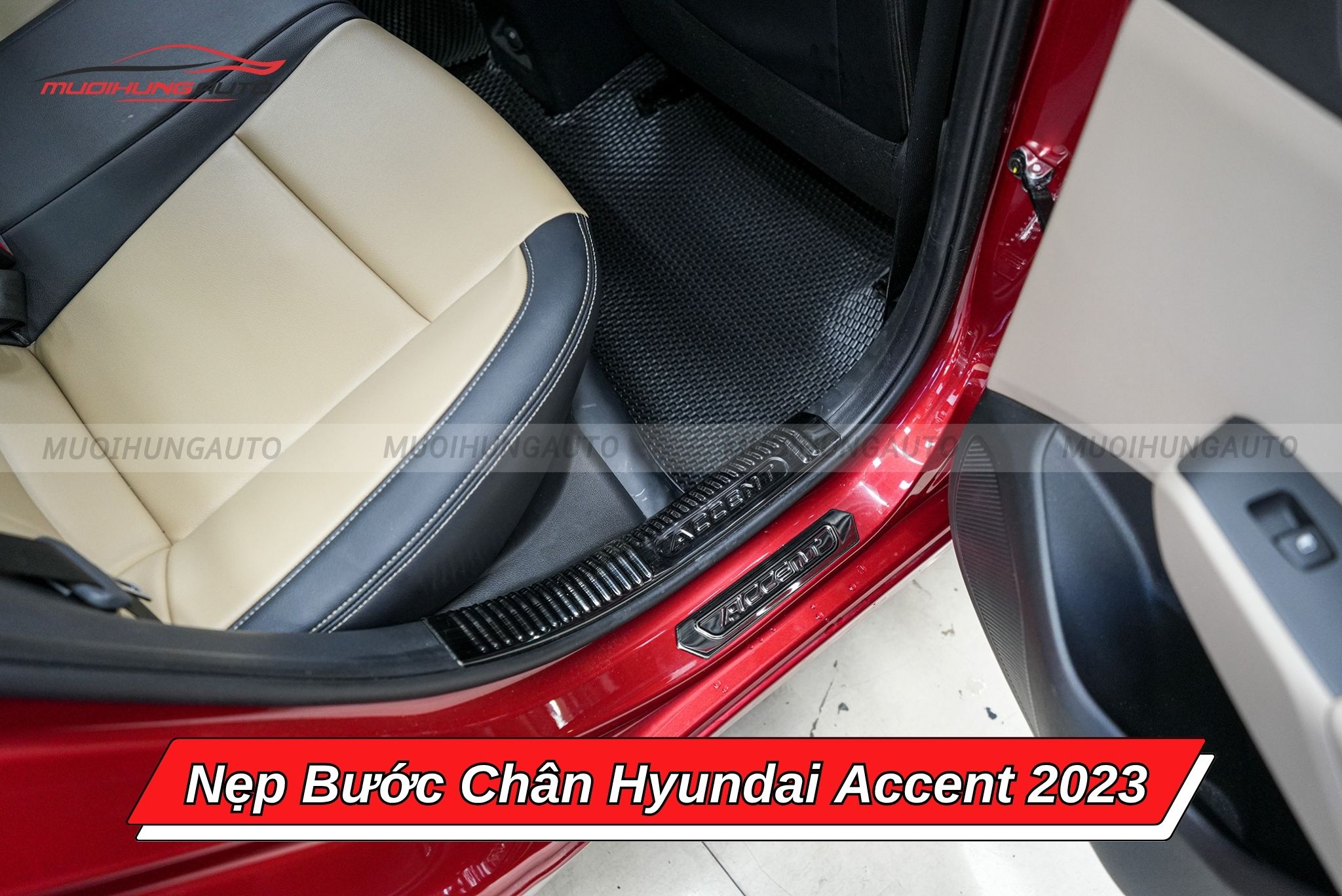 Nẹp bước chân xe ô tô Hyundai Accent 2023