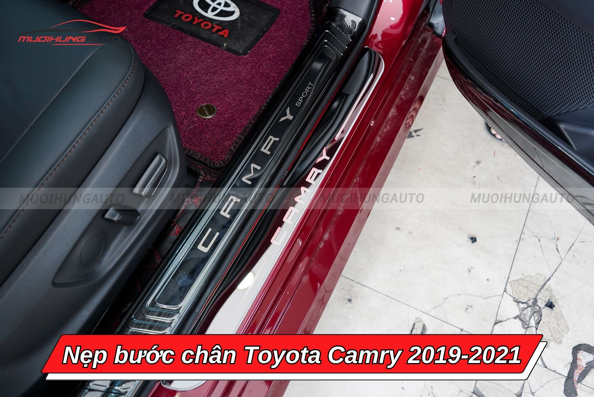Nẹp bước chân xe Toyota Camry 2019-2021