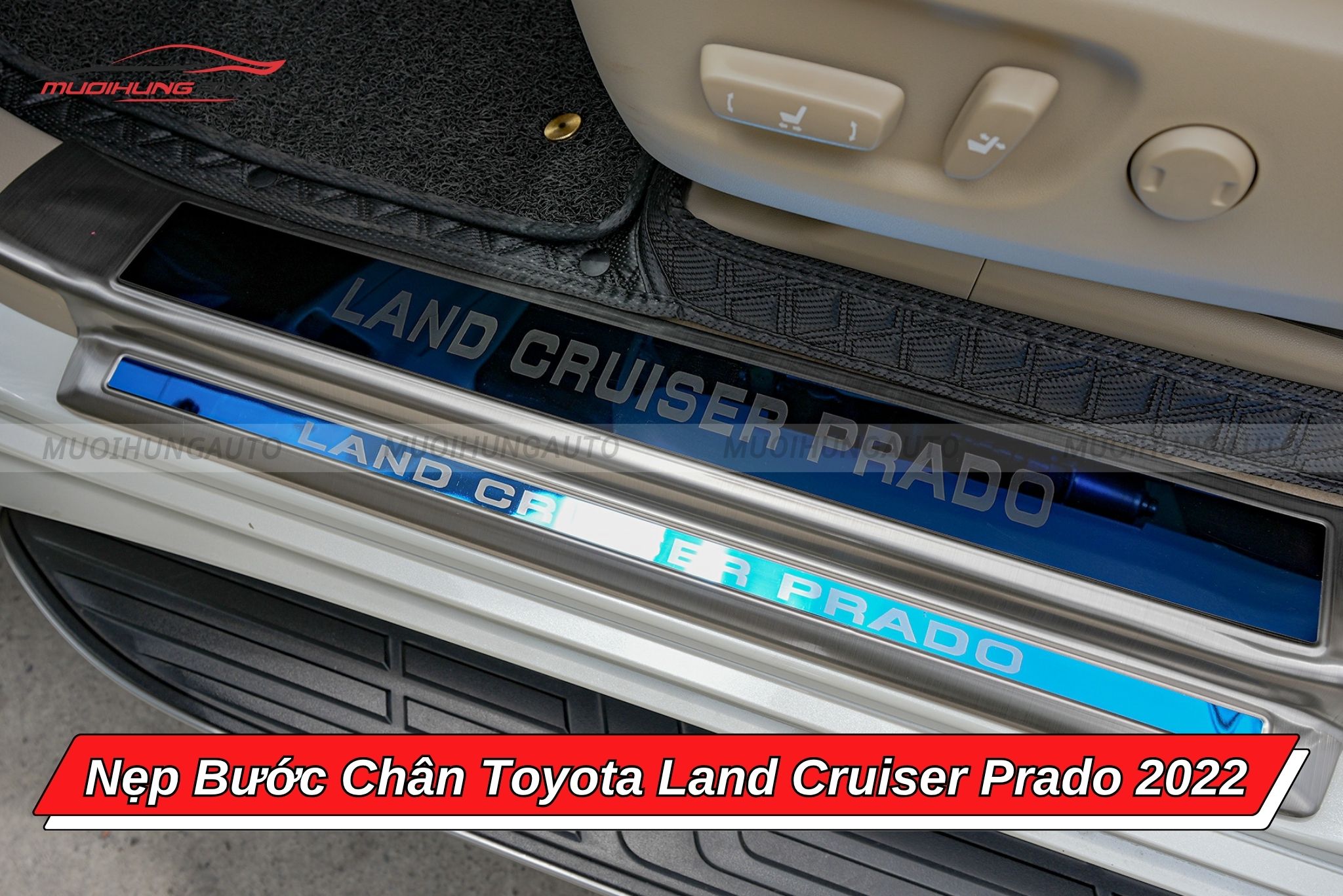Nẹp bước chân xe Toyota Land Cruiser Prado 2022