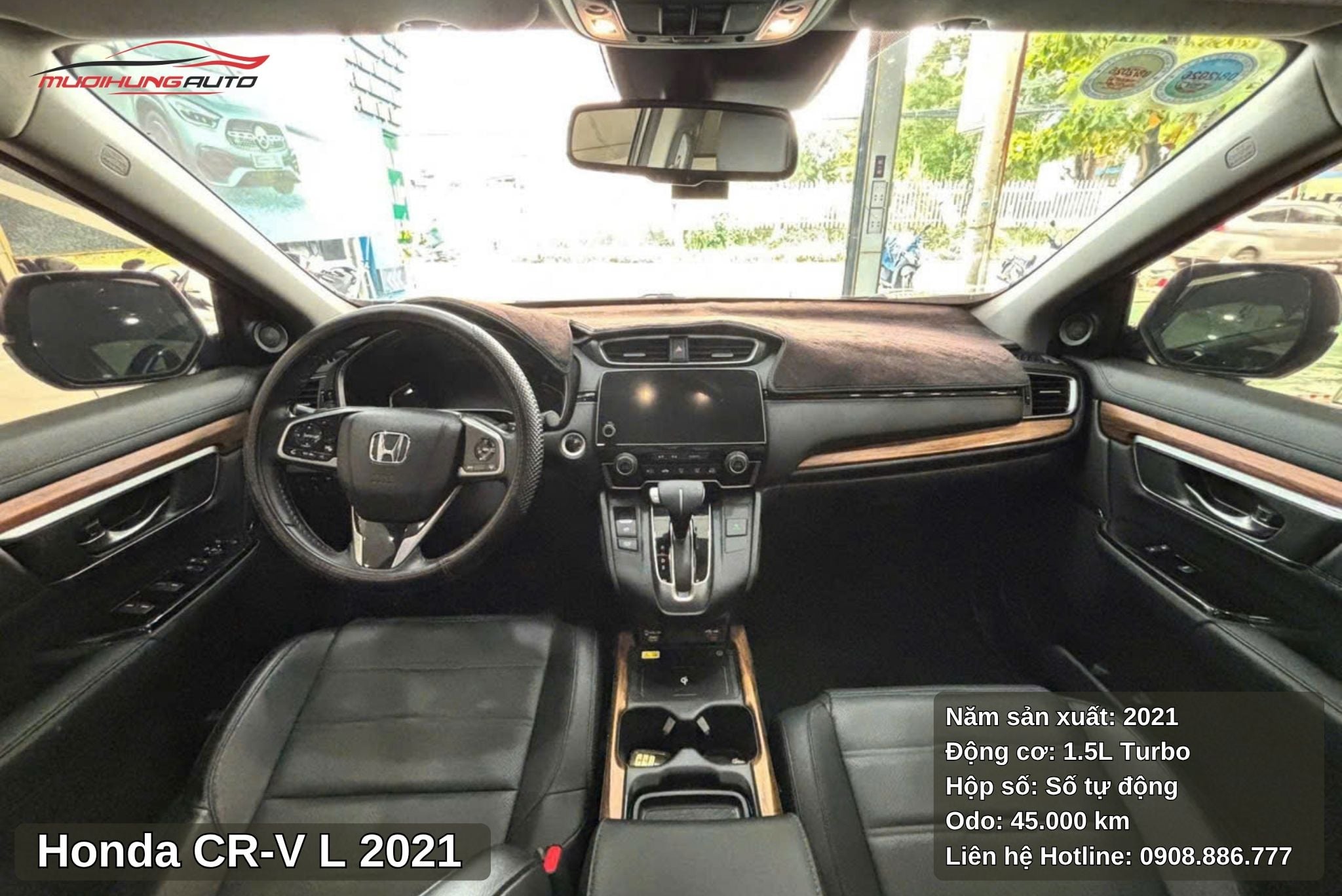 Nội thất xe Honda CR-V L 2021 tiện nghi và sang trọng