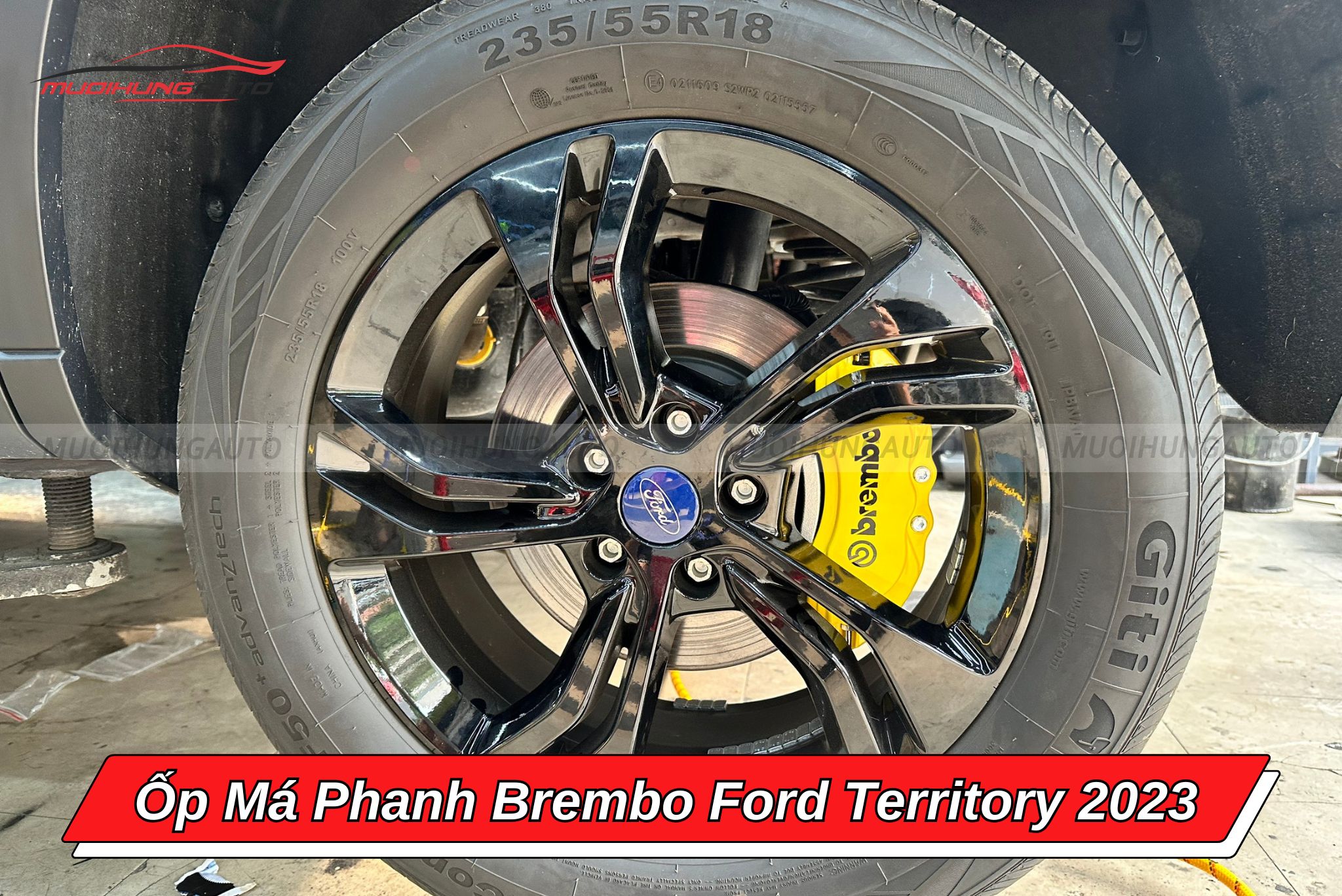 Ốp Brembo Ford Territory 2023