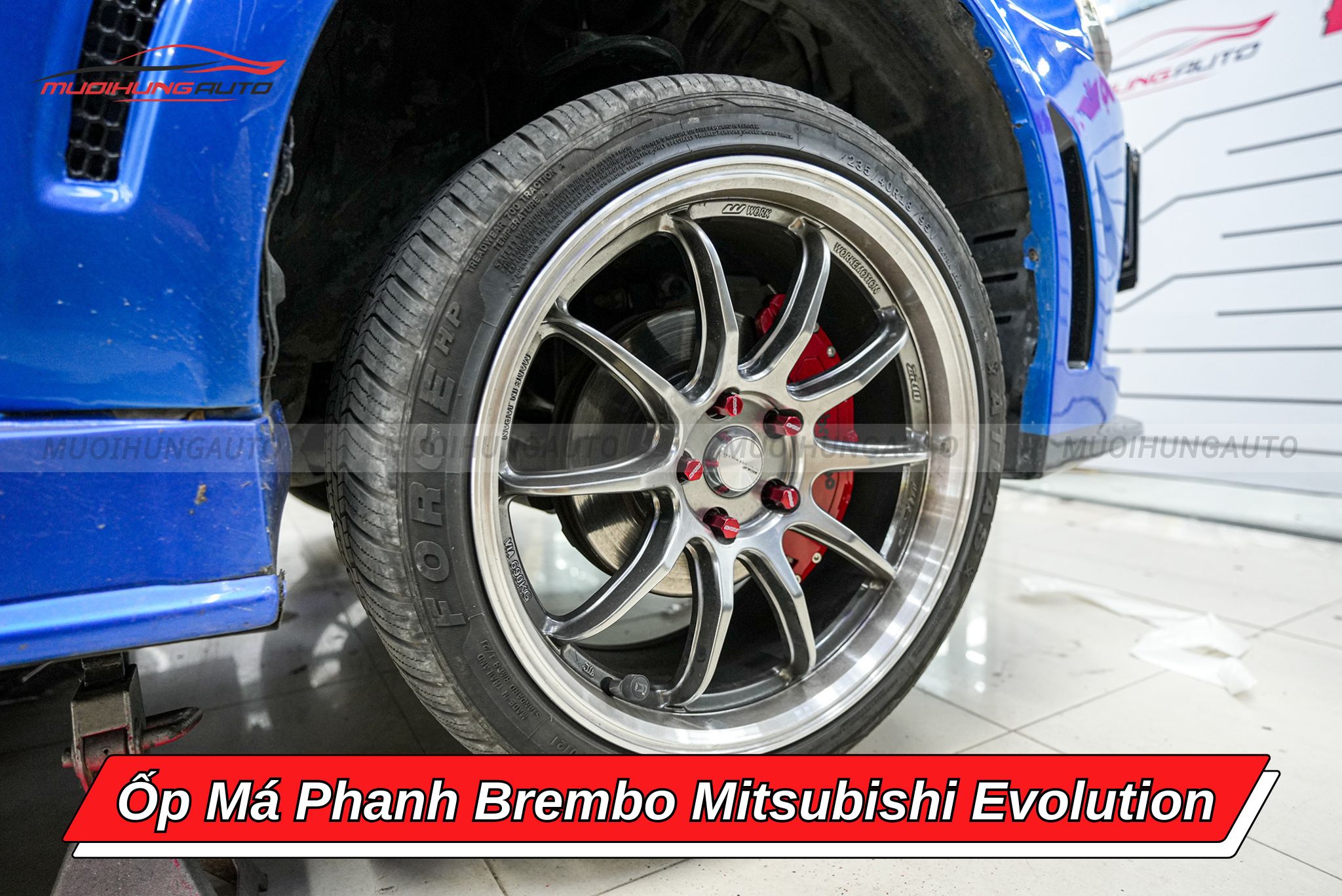 Ốp Brembo Mitsubishi Evolution