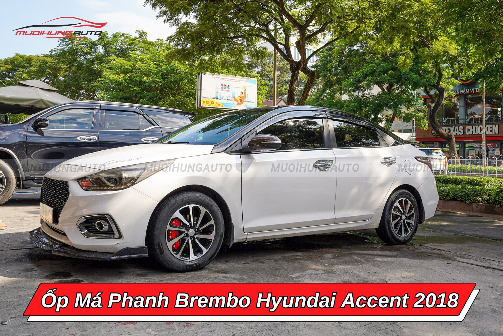 Ốp Brembo ô tô Hyundai Accent 2018