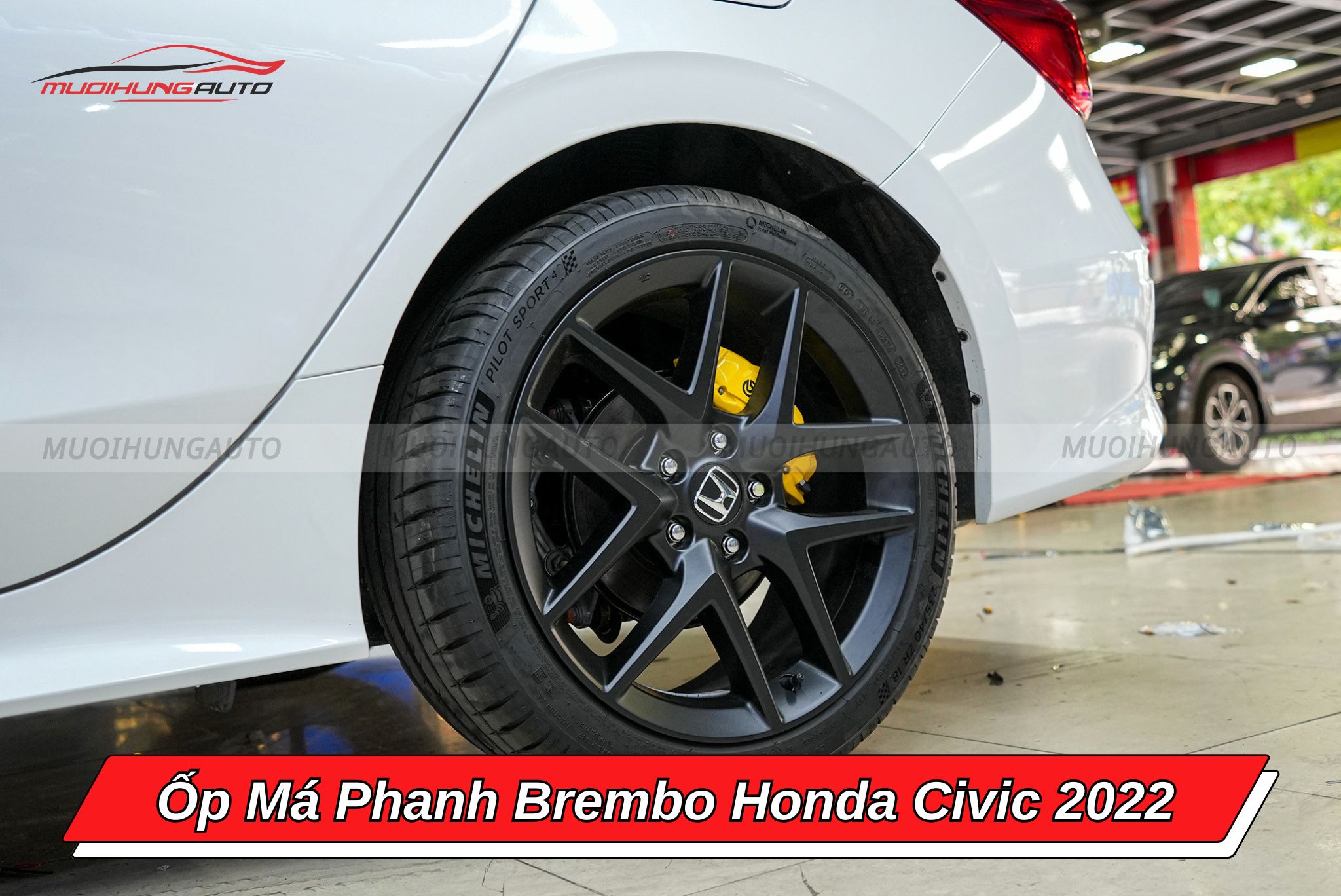 Ốp chân phanh Brembo Honda Civic 2022