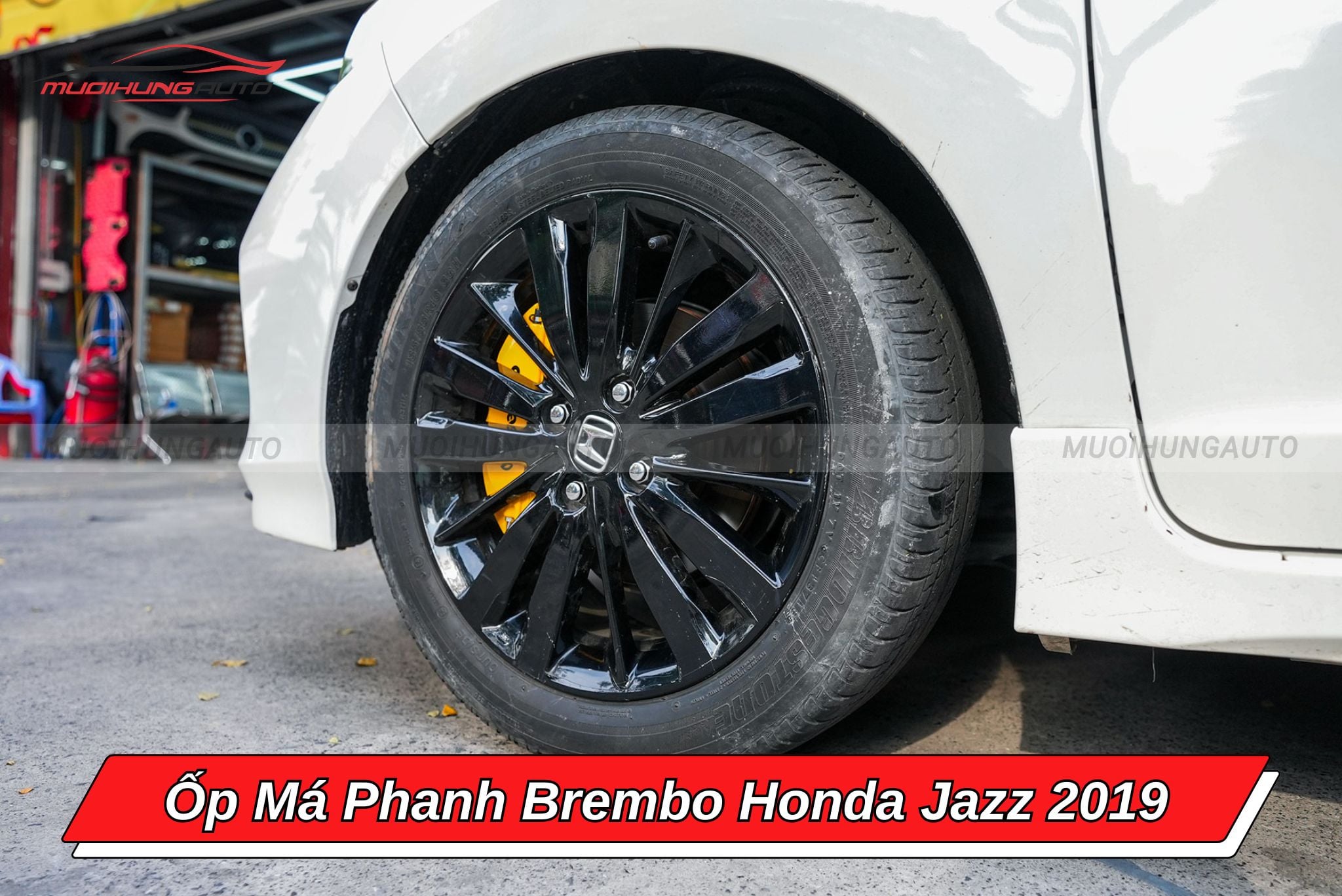 Ốp chân phanh Brembo Honda Jazz 2019