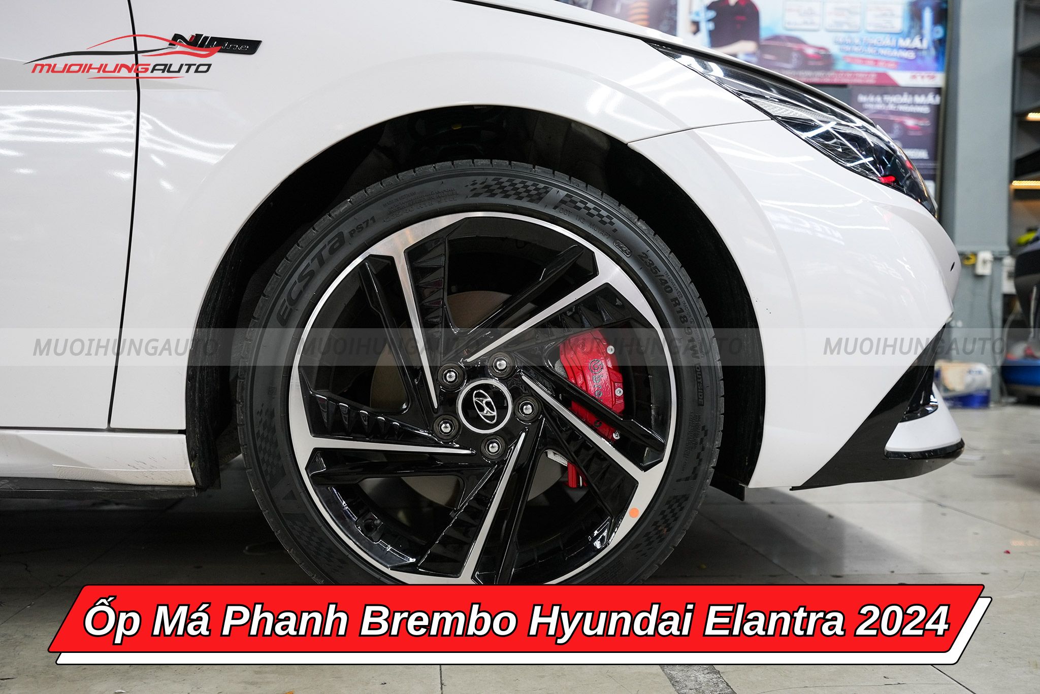 Ốp chân phanh Brembo Hyundai Elantra 2024