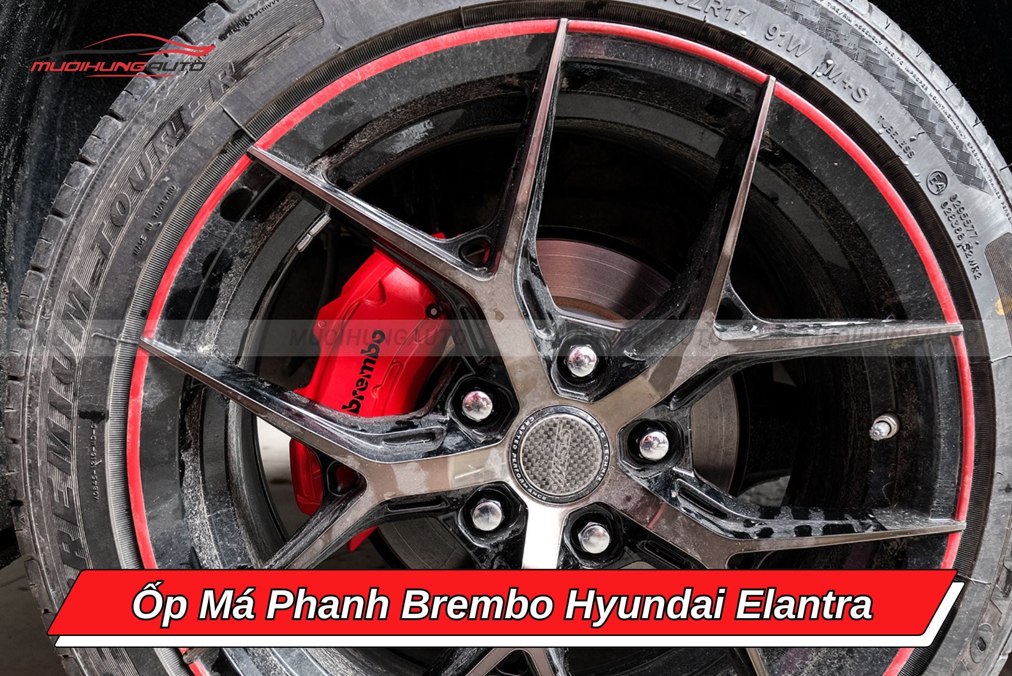 Ốp chân phanh Brembo Hyundai Elantra
