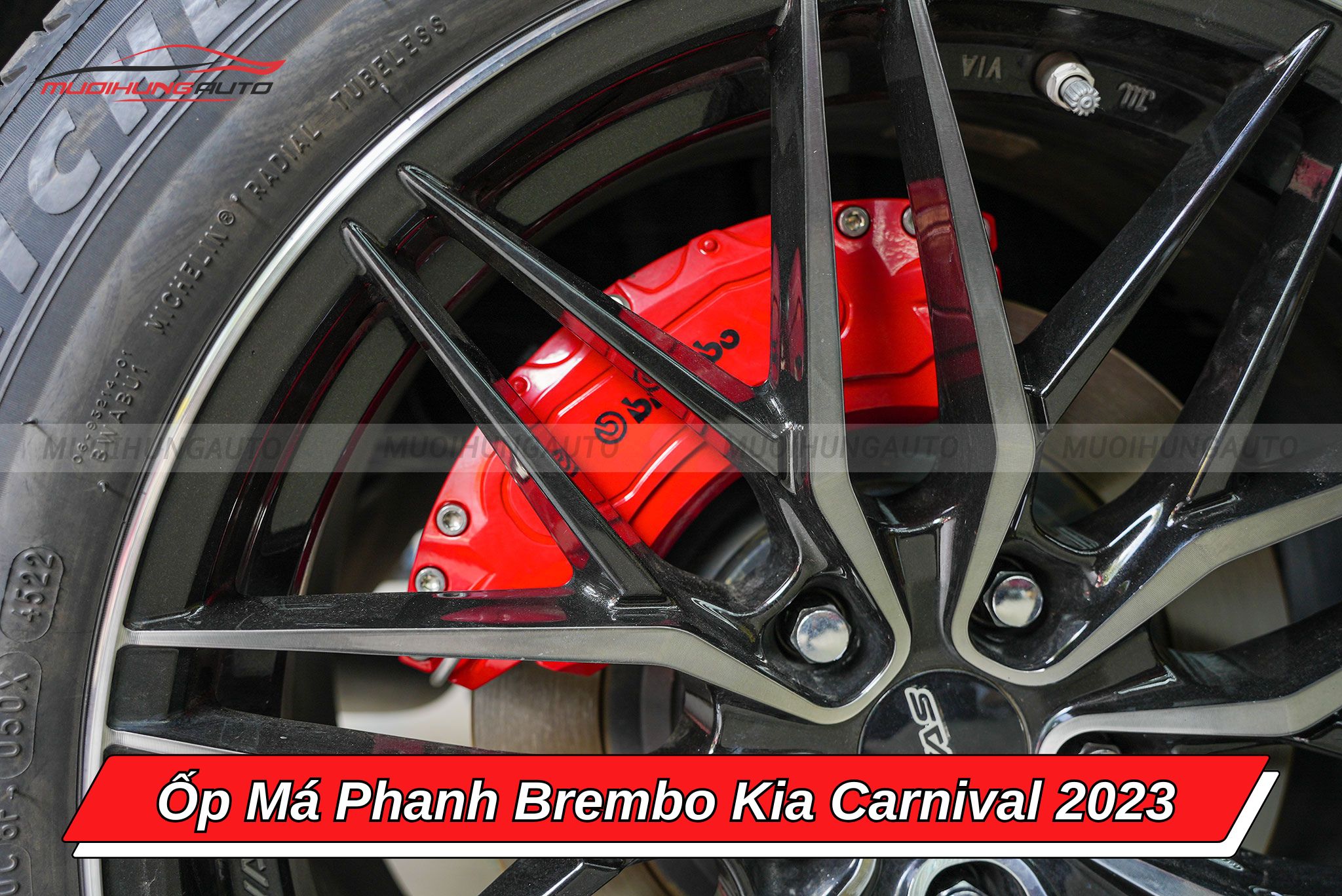 Ốp chân phanh Brembo Kia Carnival 2023