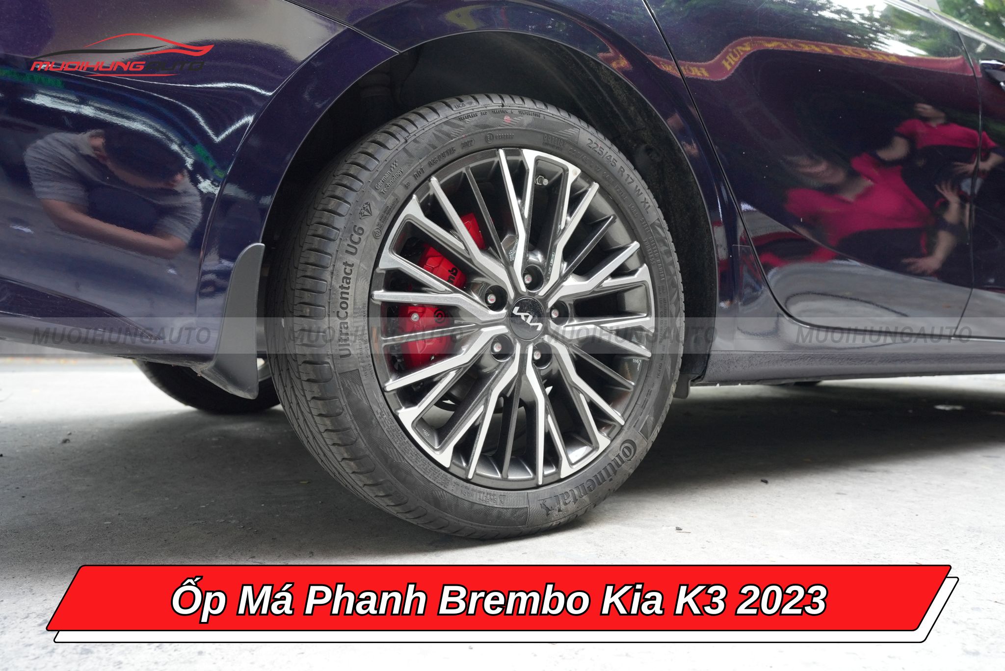 Ốp chân phanh Brembo Kia K3