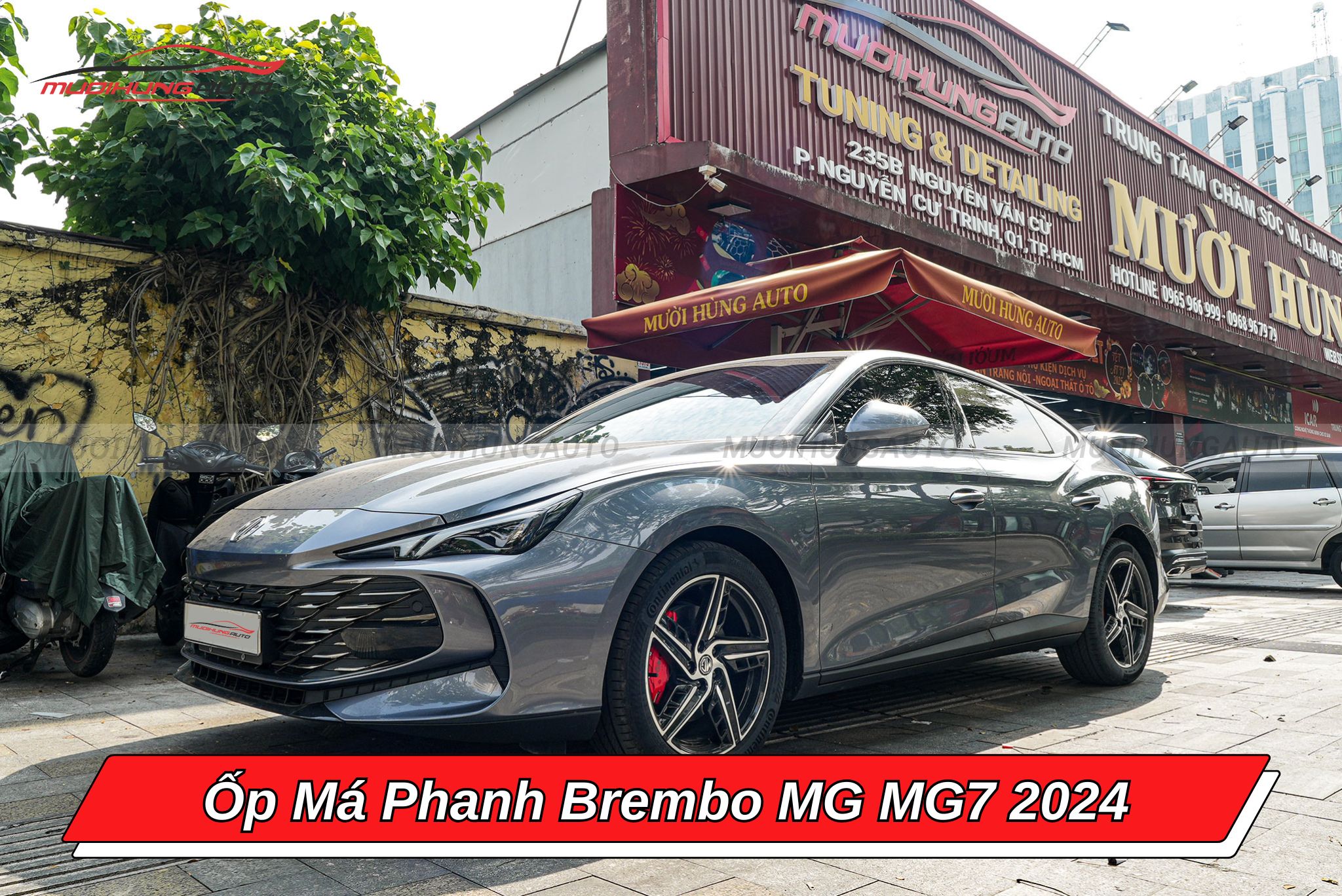 Ốp chân phanh Brembo MG MG7 2024