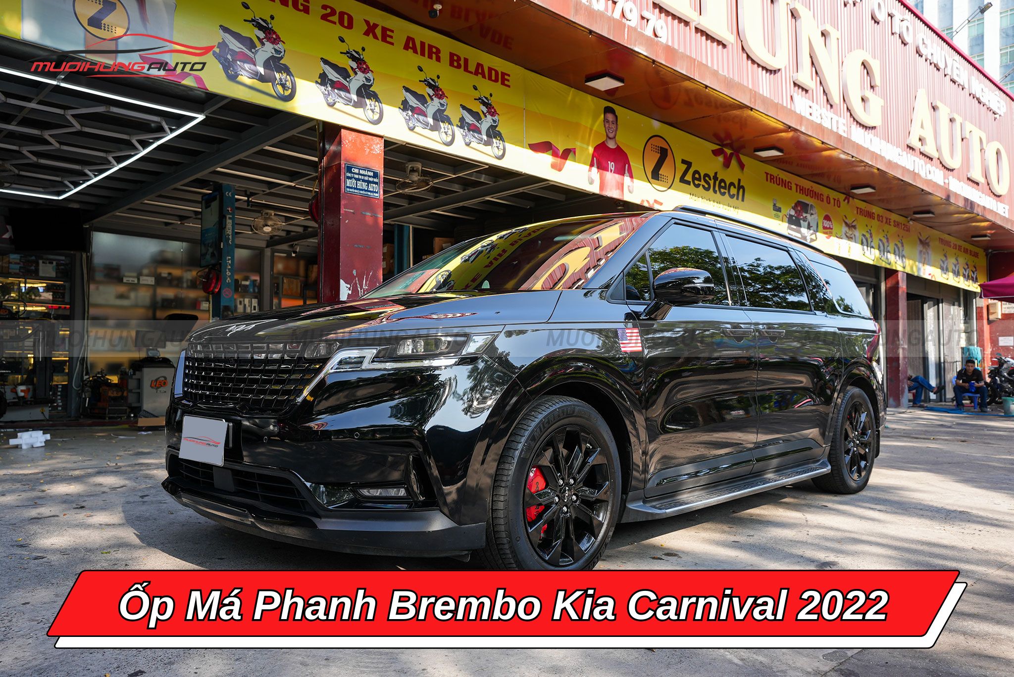 Ốp chân phanh Brembo ô tô Kia Carnival 2022