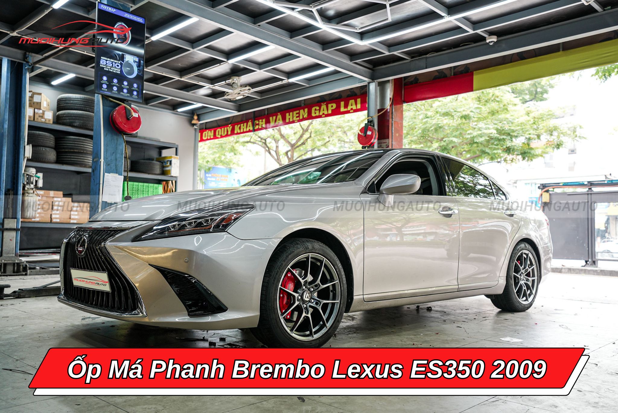 Ốp chân phanh Brembo ô tô Lexus ES350 2009