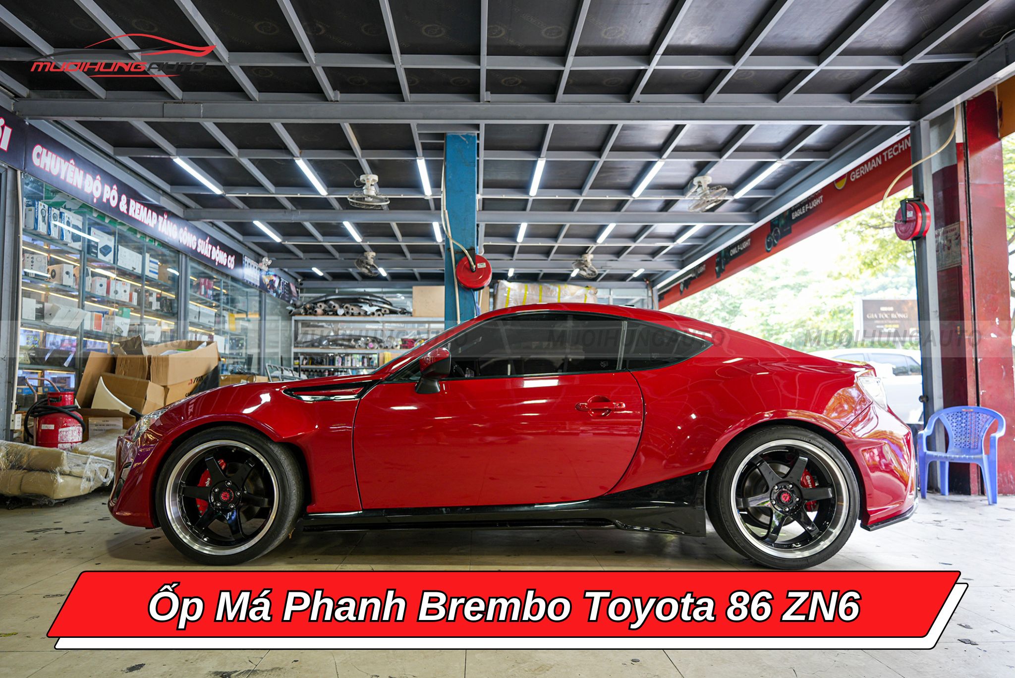 Ốp chân phanh Brembo ô tô Toyota 86 ZN6