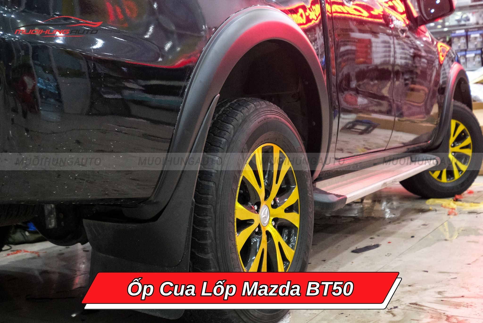 Ốp cua lốp cho ô tô Mazda BT50