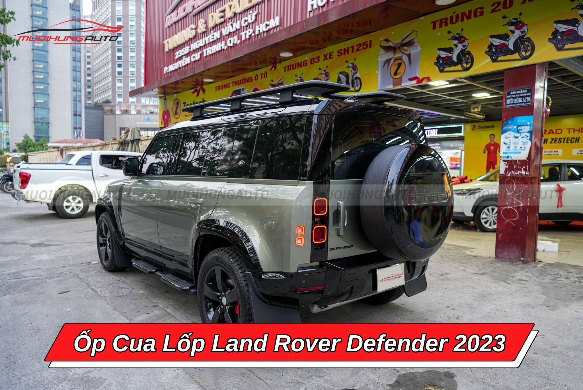 Ốp cua lốp Land Rover Defender 2023