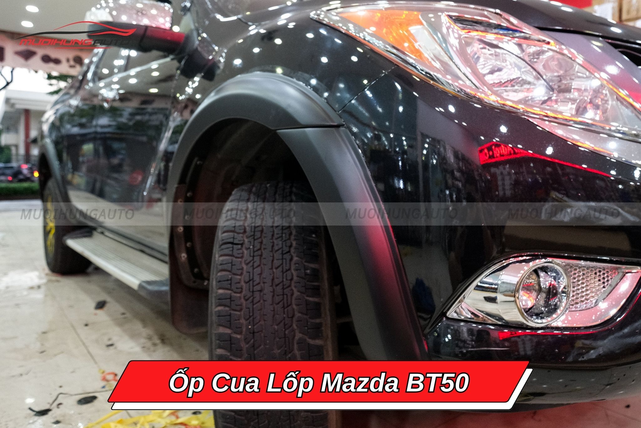 Ốp cua lốp ô tô Mazda BT50