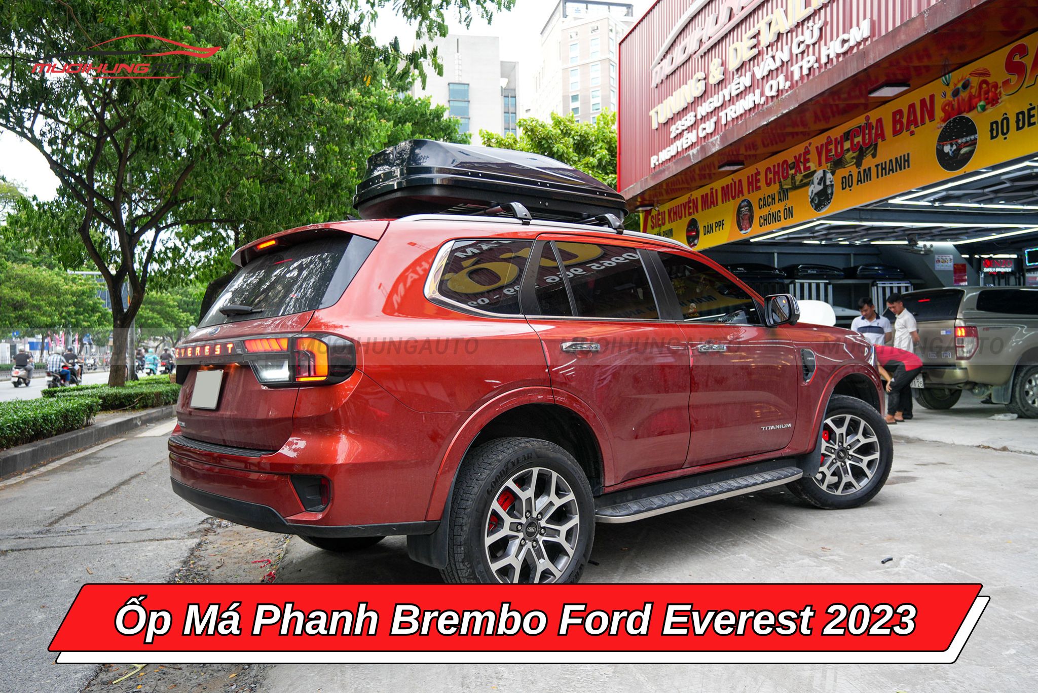 Ốp heo dầu Brembo Ford Everest 2023