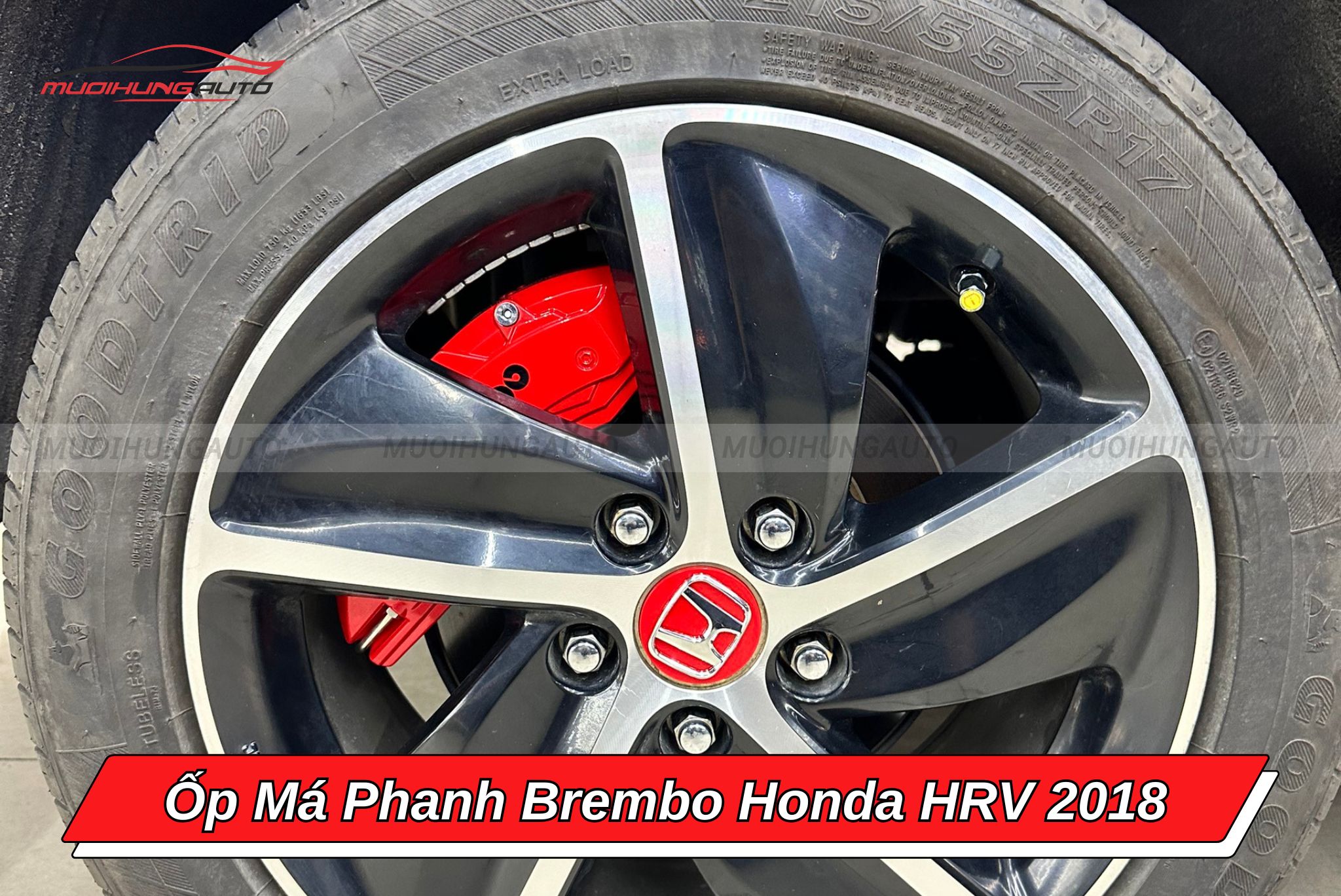 Ốp heo dầu Brembo Honda HRV 2018