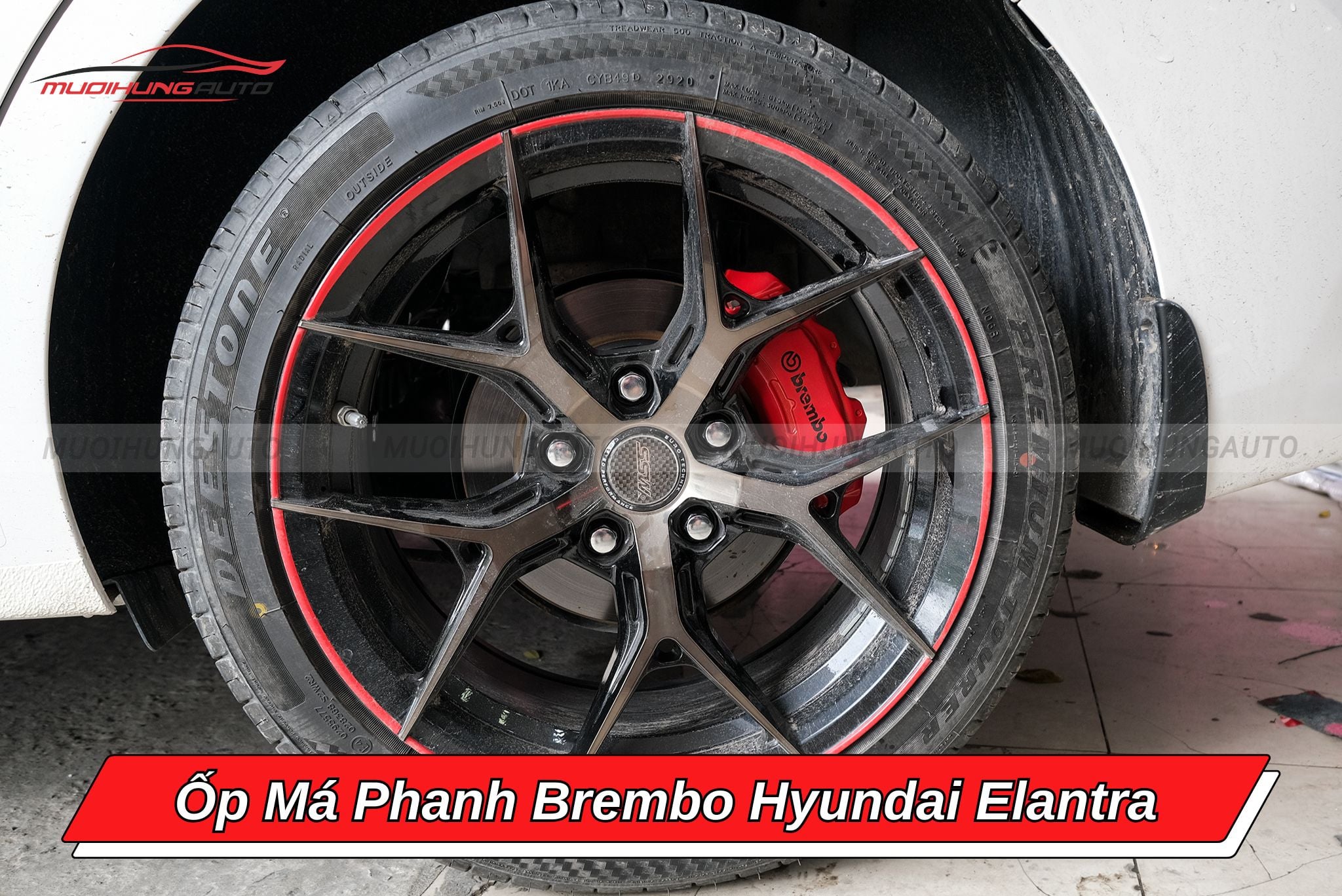 Ốp heo dầu Brembo Hyundai Elantra