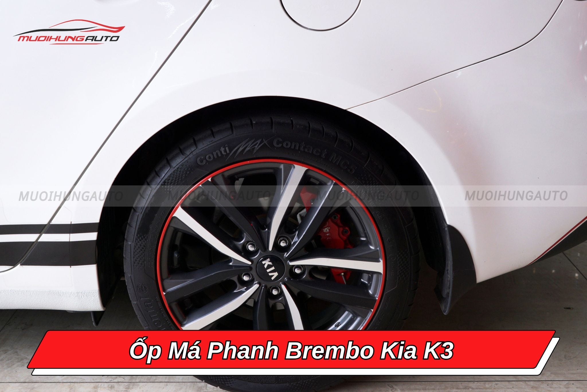 Ốp heo dầu Brembo Kia K3