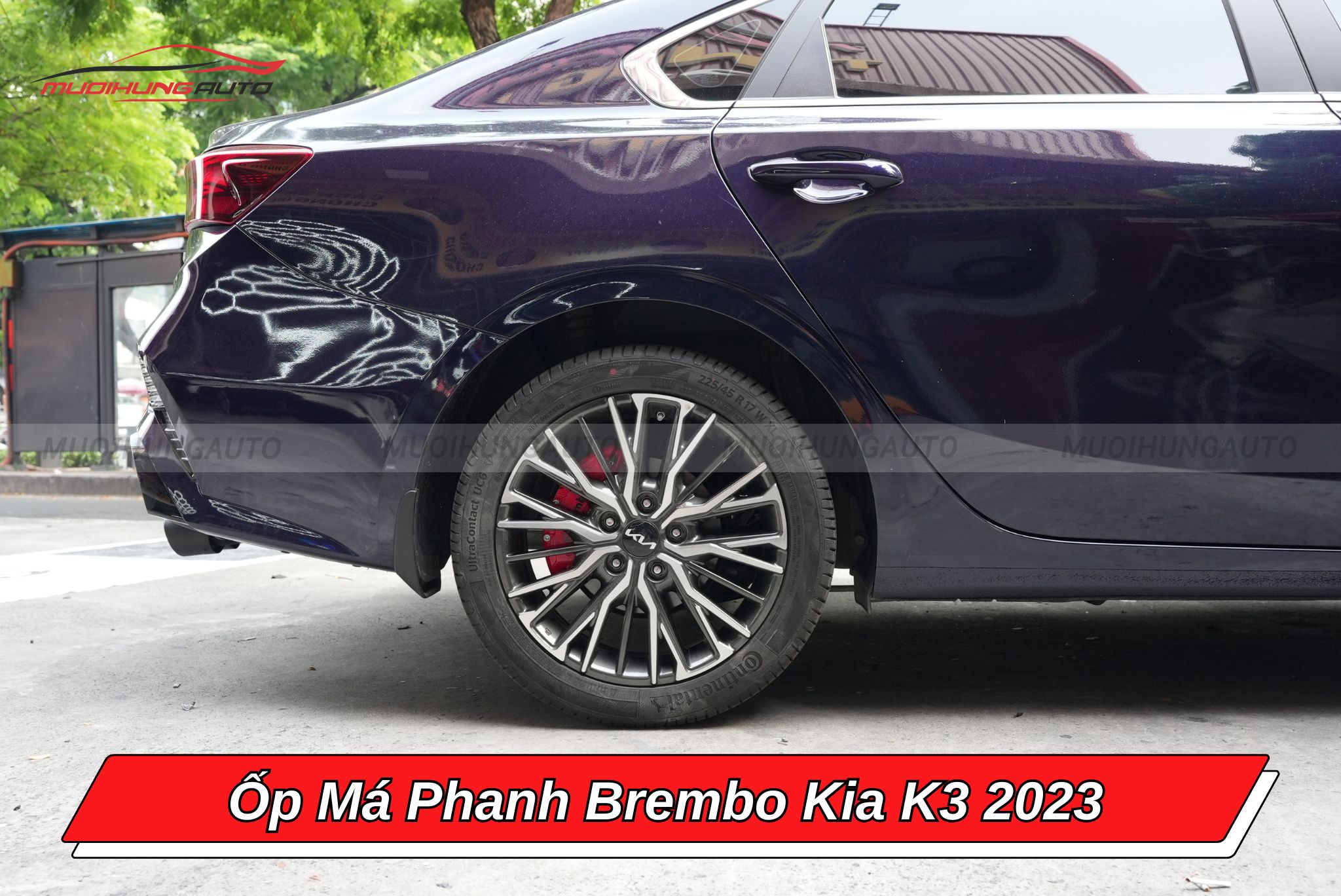 Ốp heo dầu Brembo Kia K3