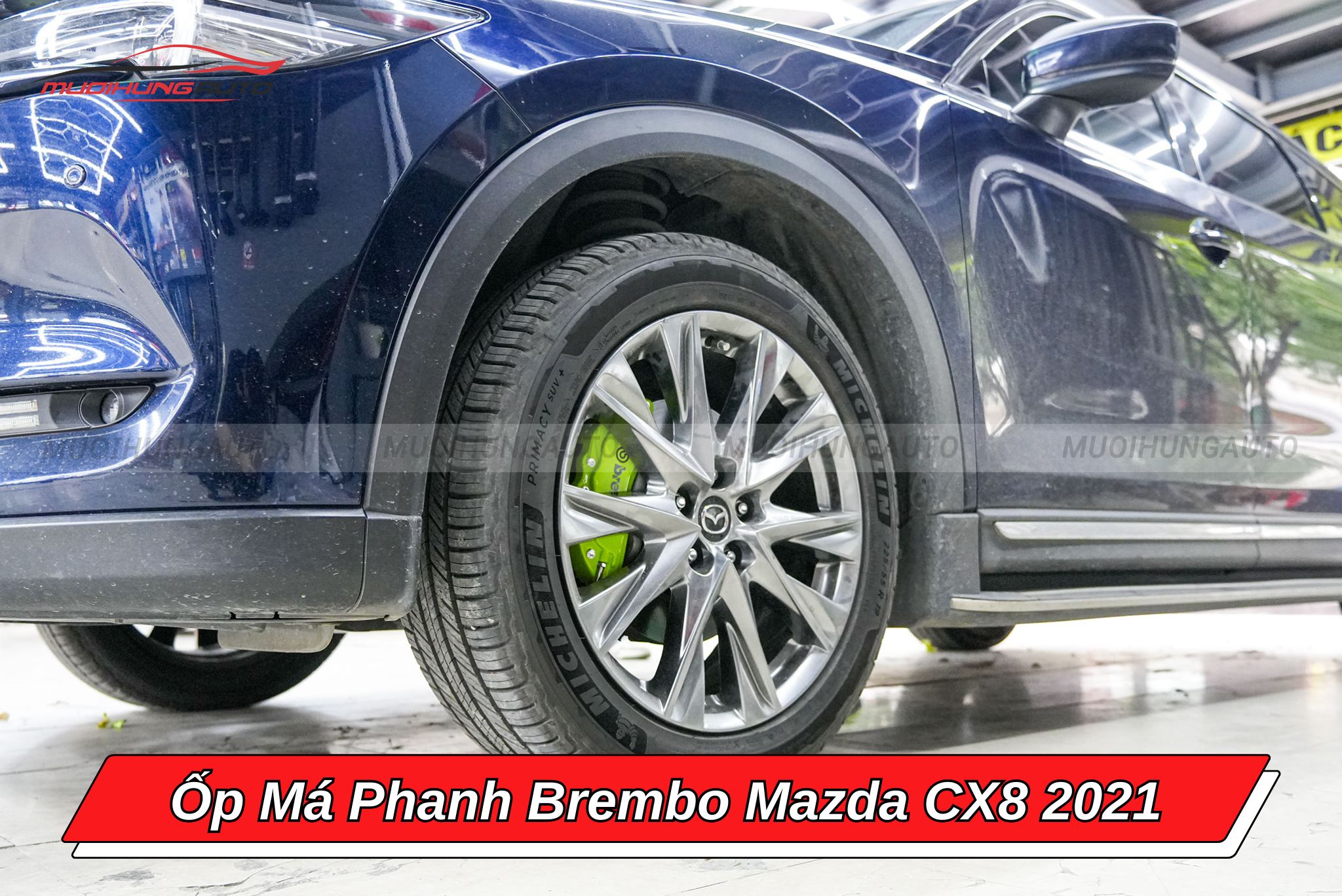 Ốp heo dầu Brembo Mazda CX8 2021