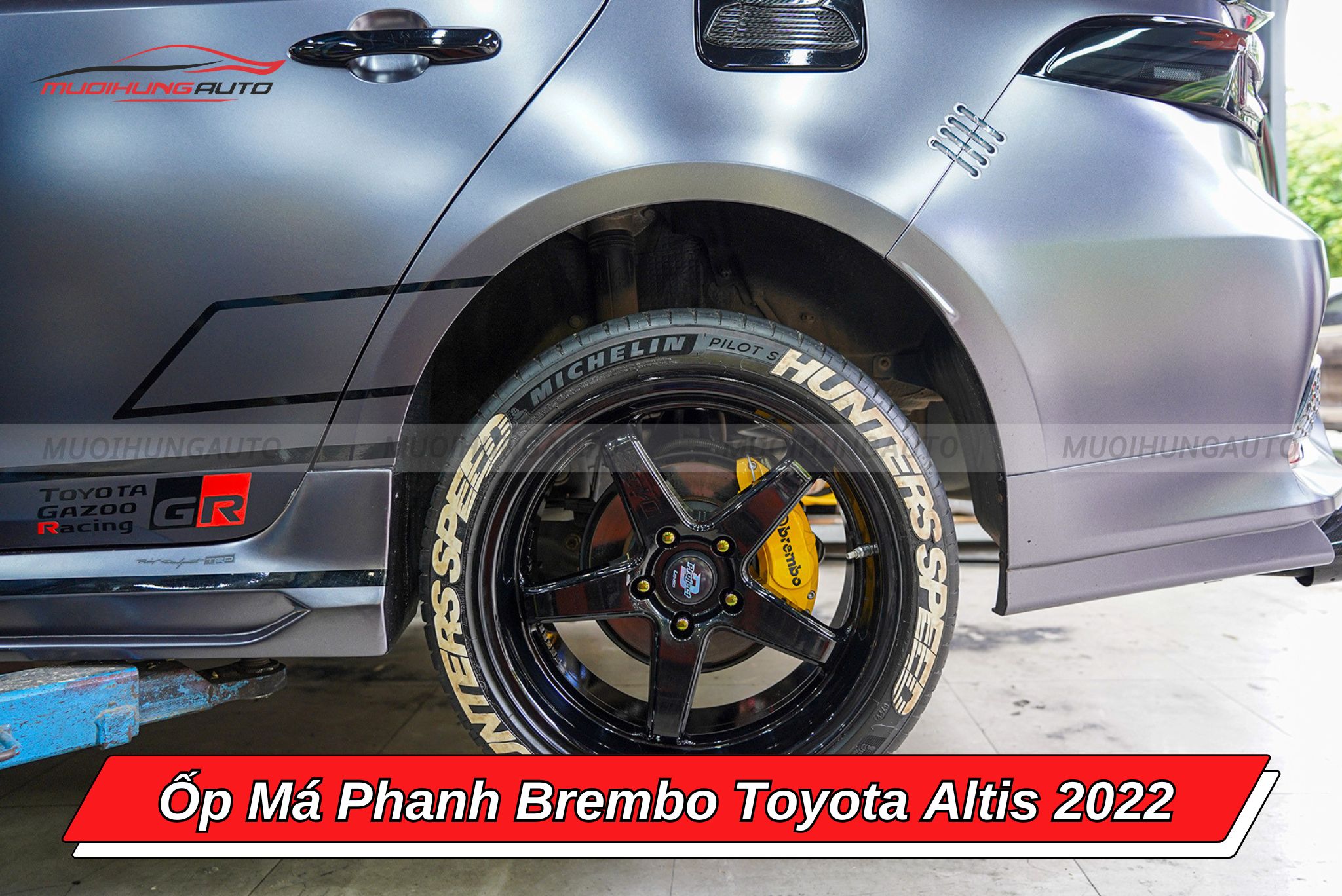 Ốp má phanh Brembo chính hãng Toyota Altis 2022