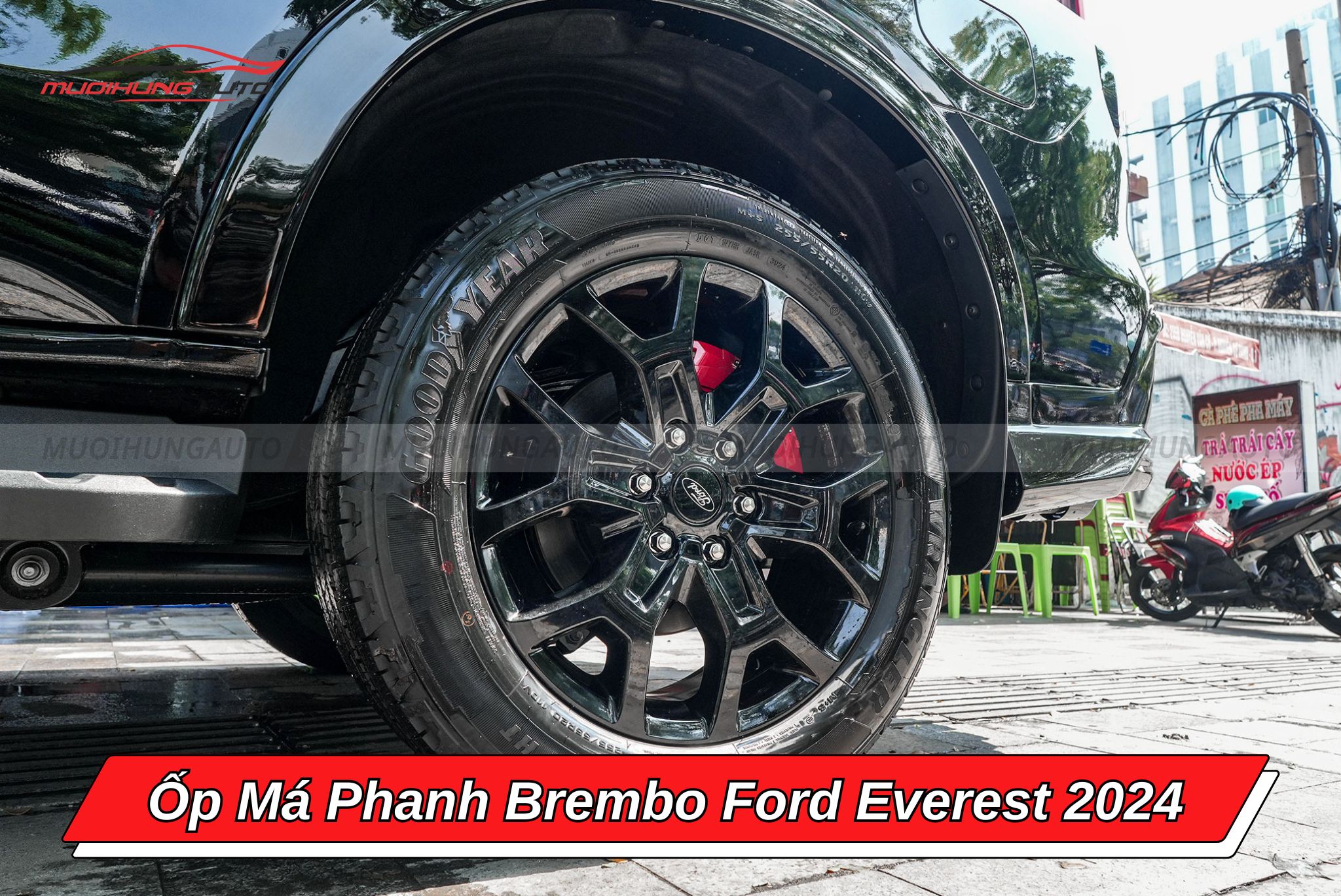 Ốp má phanh Brembo cho Ford Everest 2024