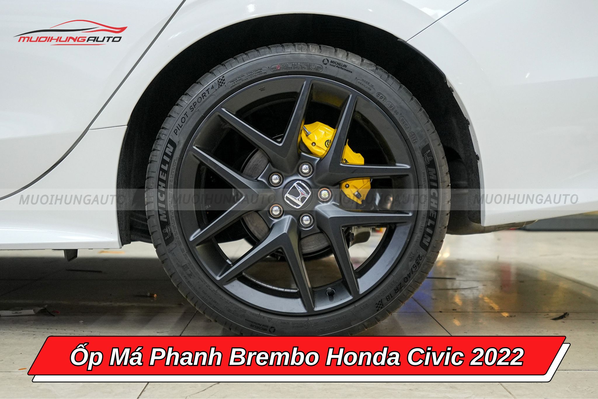 Ốp má phanh Brembo cho Honda Civic 2022