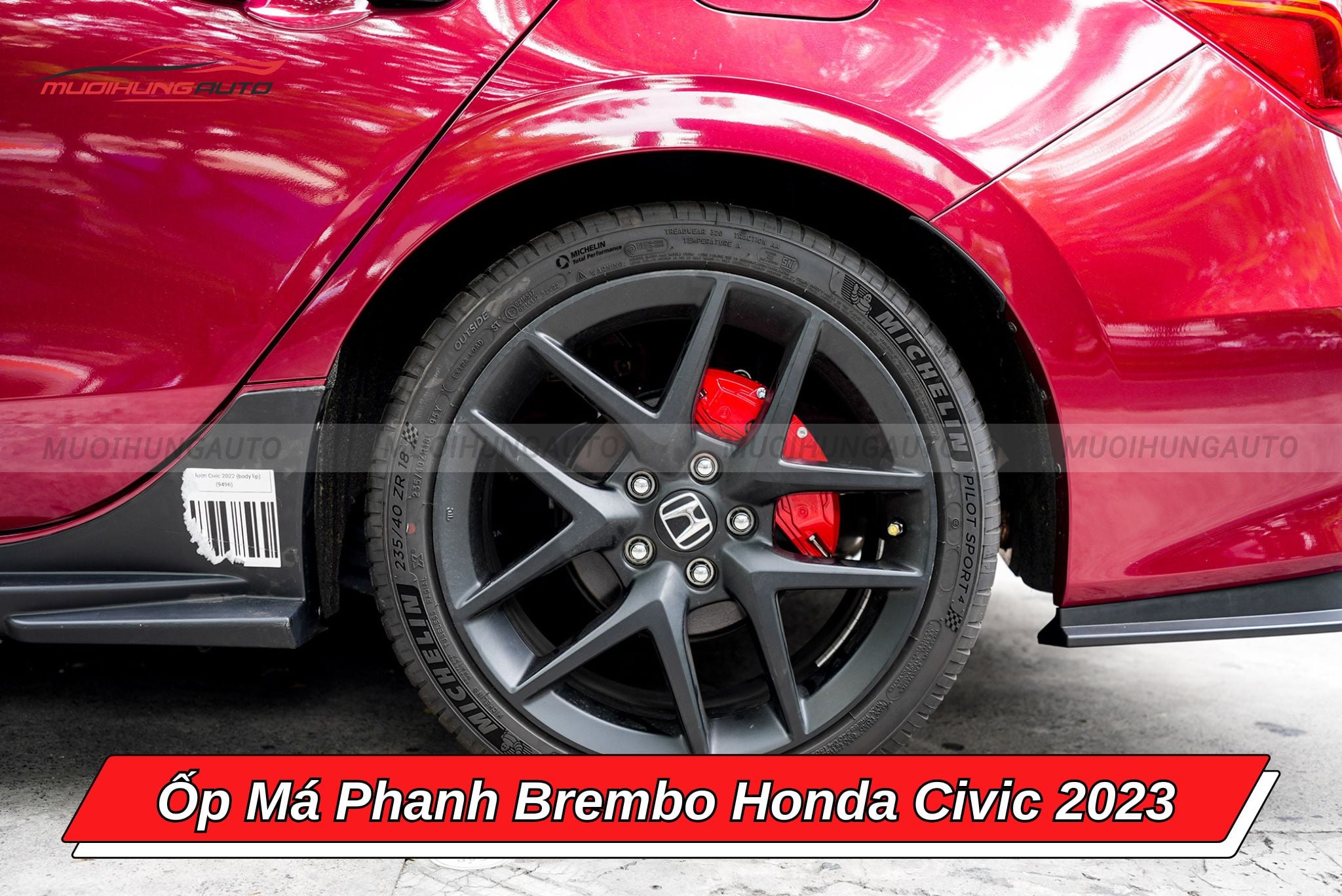 Ốp má phanh Brembo cho Honda Civic 2023