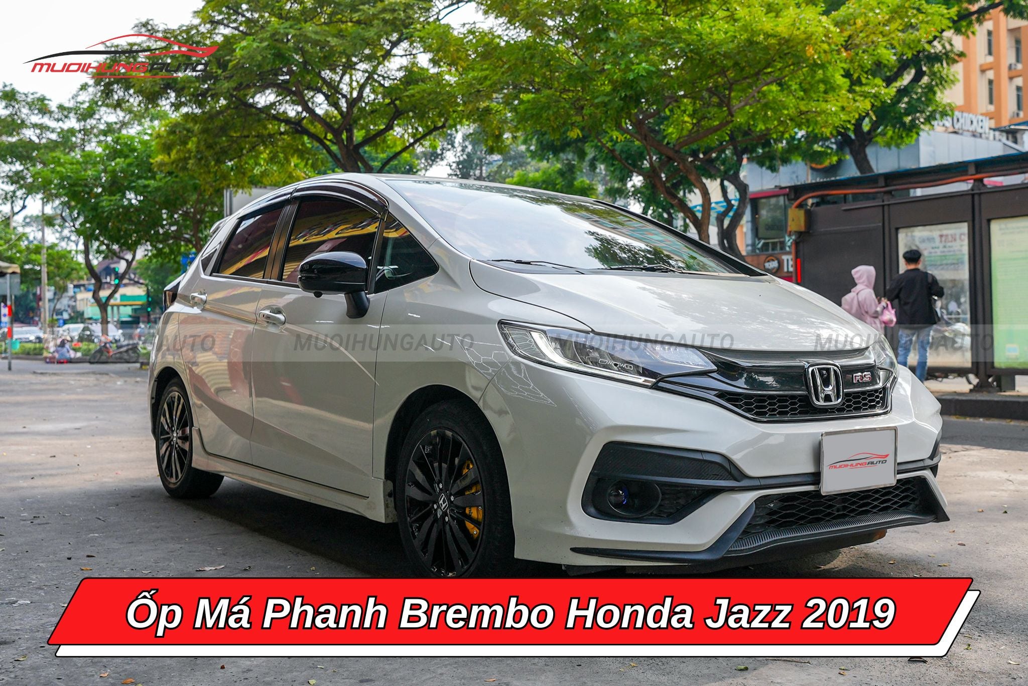 Ốp má phanh Brembo cho Honda Jazz 2019