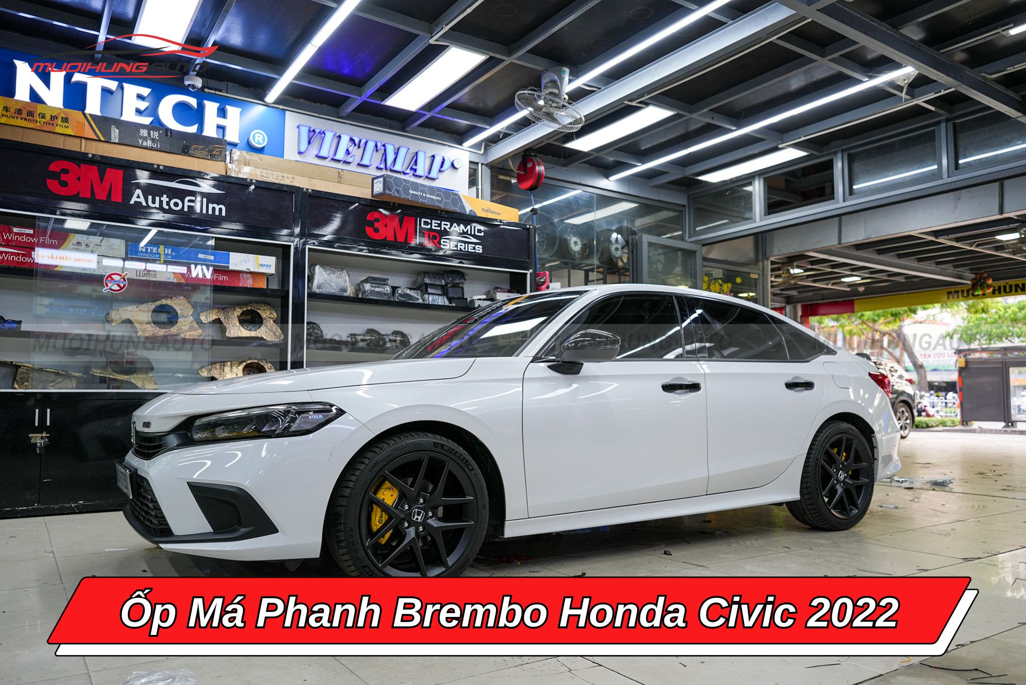 Ốp phanh Brembo cho ô tô Honda Civic 2022