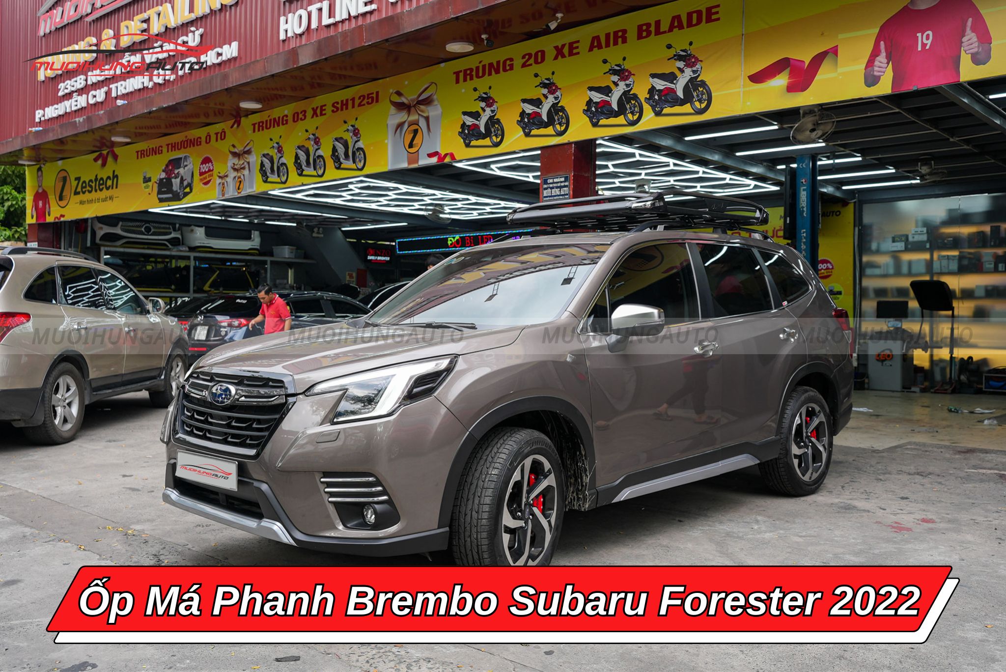 Ốp má phanh Brembo cho Subaru Forester 2022